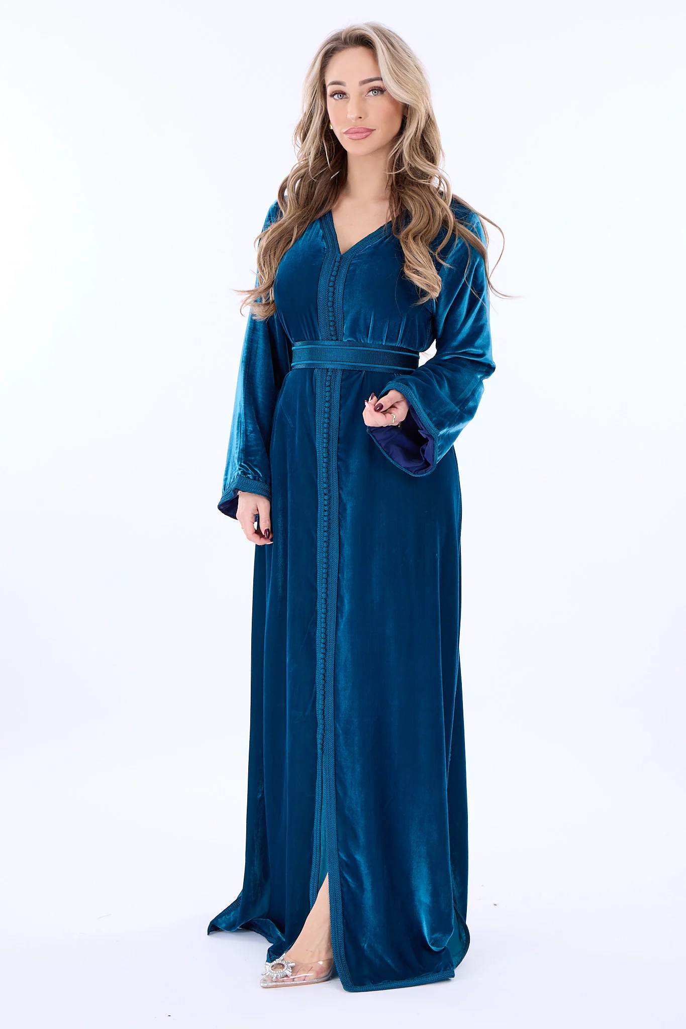 Caftan Sahar Blue Petrol - Image 6