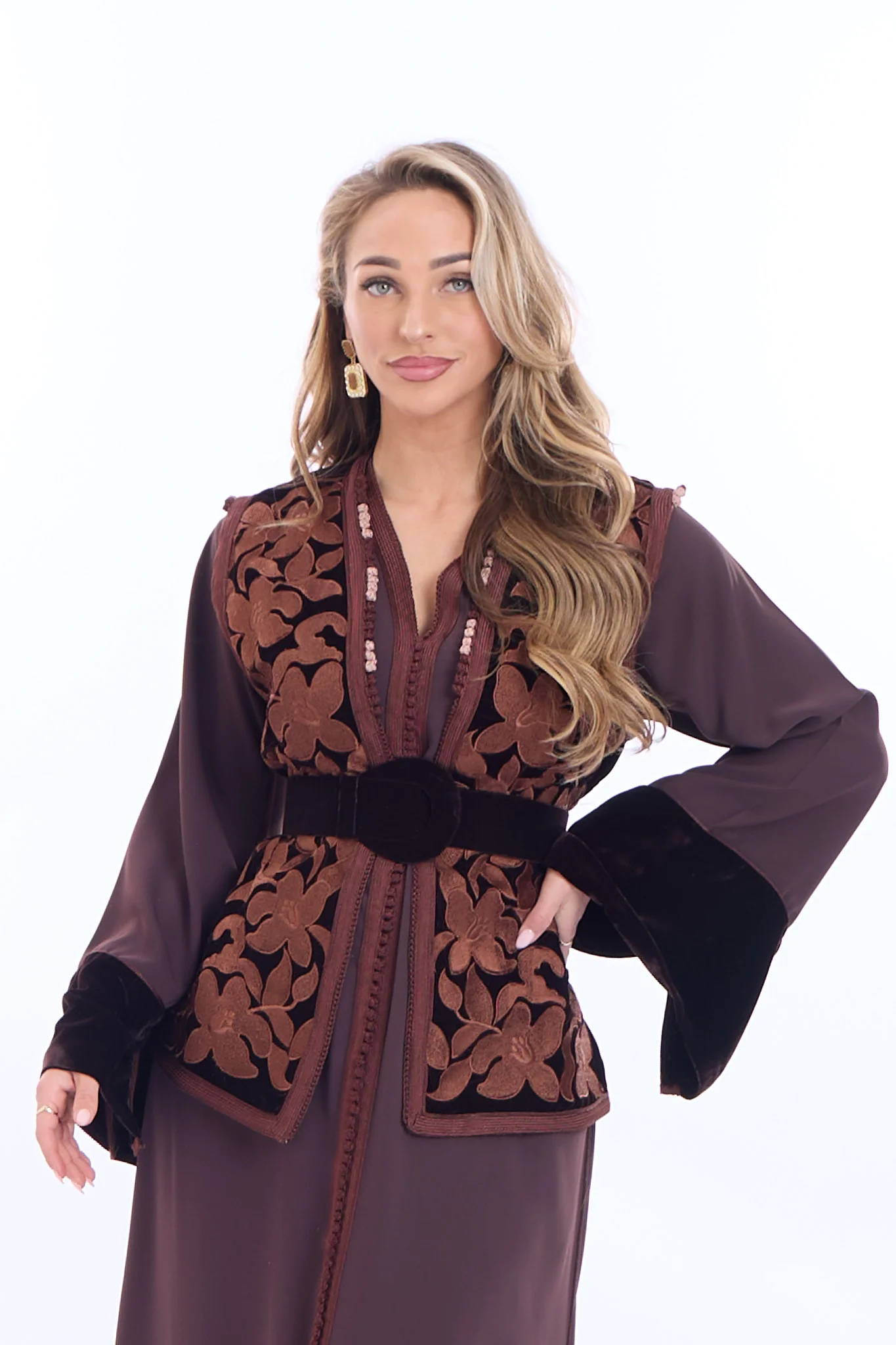 Caftan Solana Brown