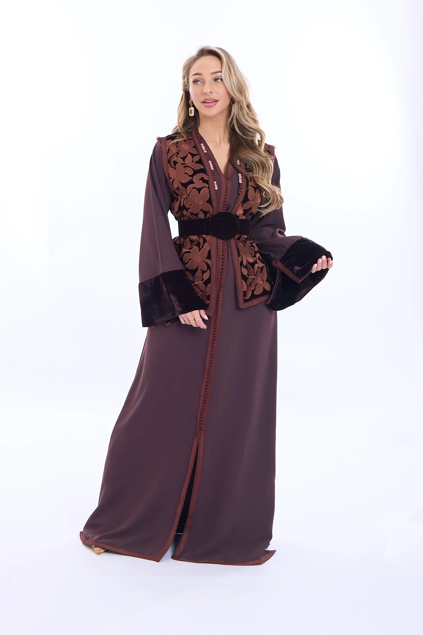 Caftan Solana Brown - Image 6