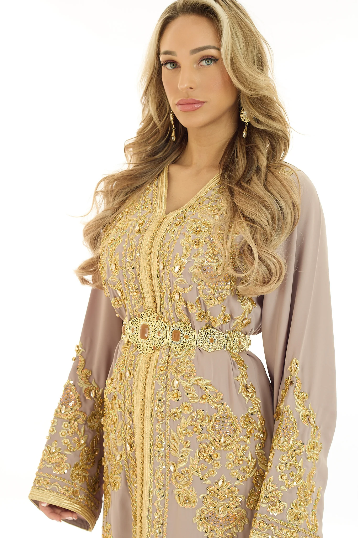 Caftan Souhaila Nude