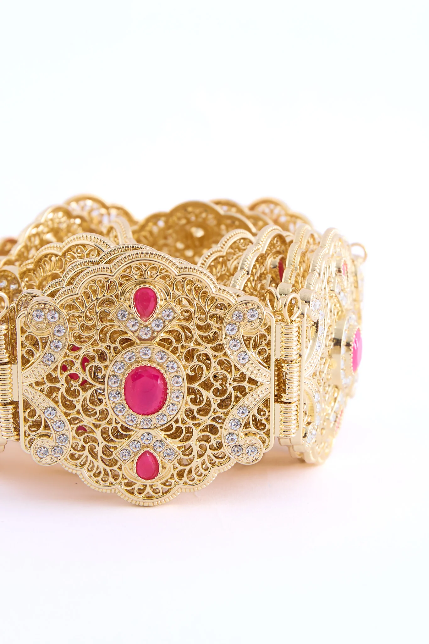 Ahri Gold/Fuchsia Belt - Image 3