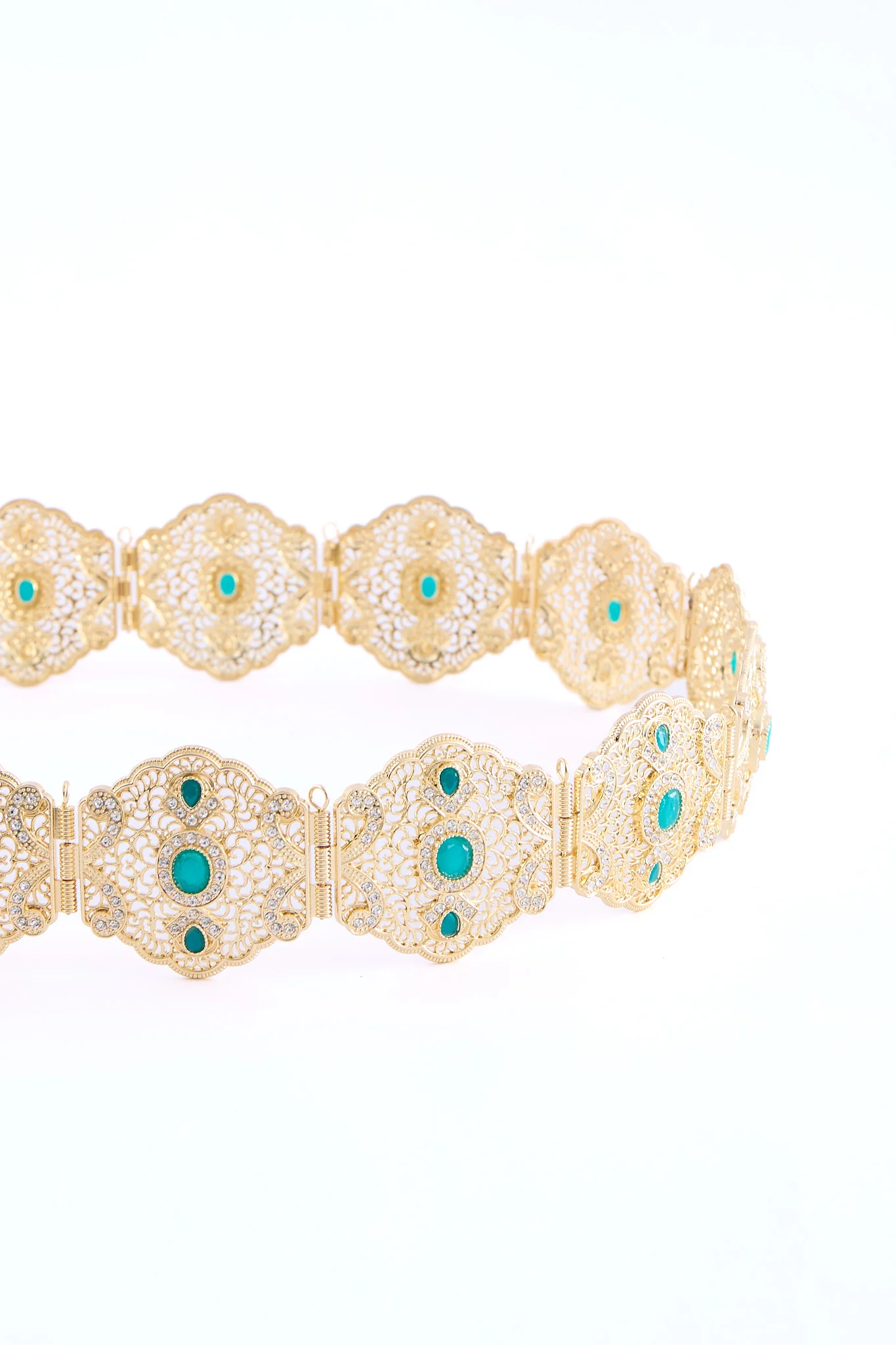 Ahri Gold/Teal Belt