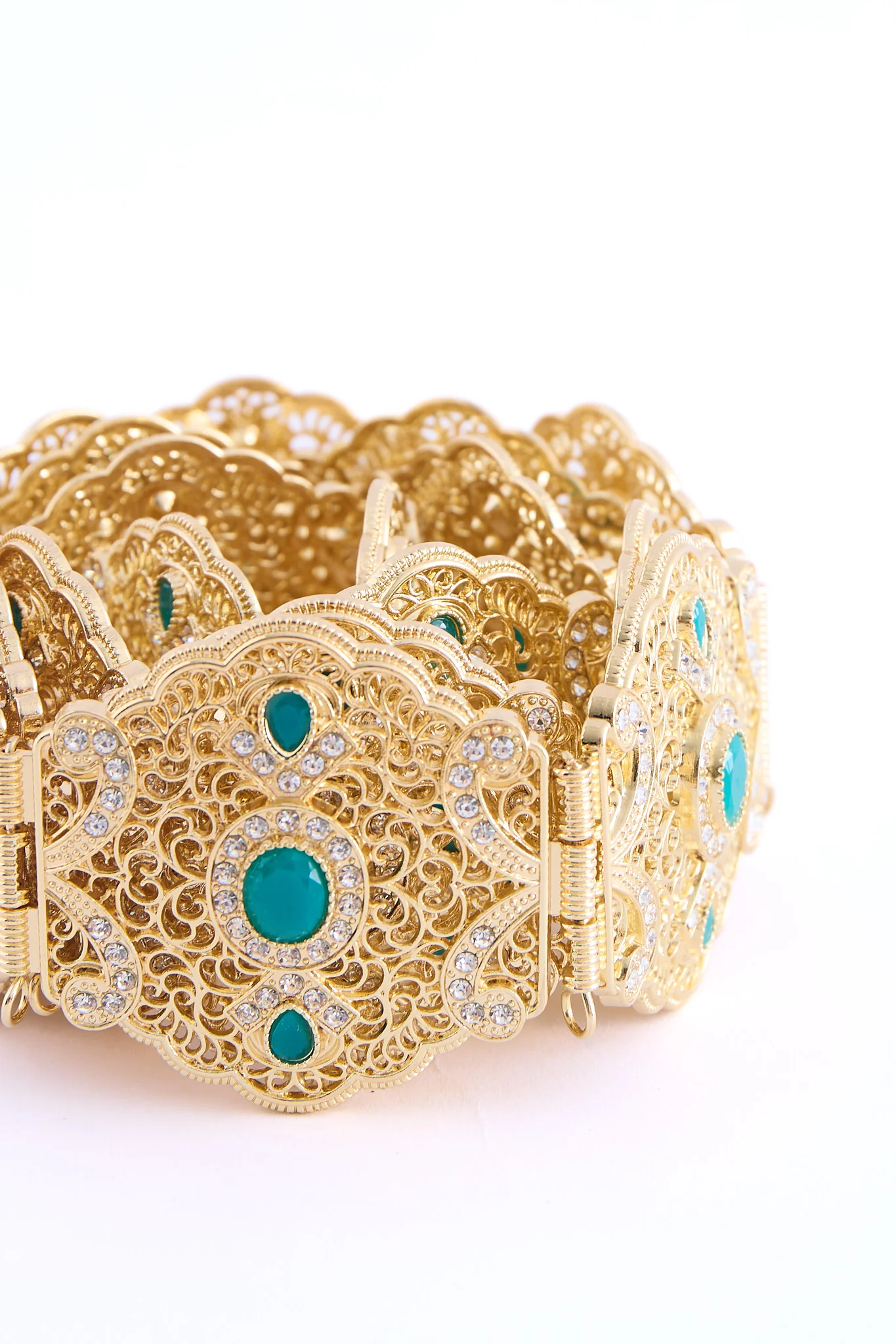 Ahri Gold/Teal Belt - Image 3