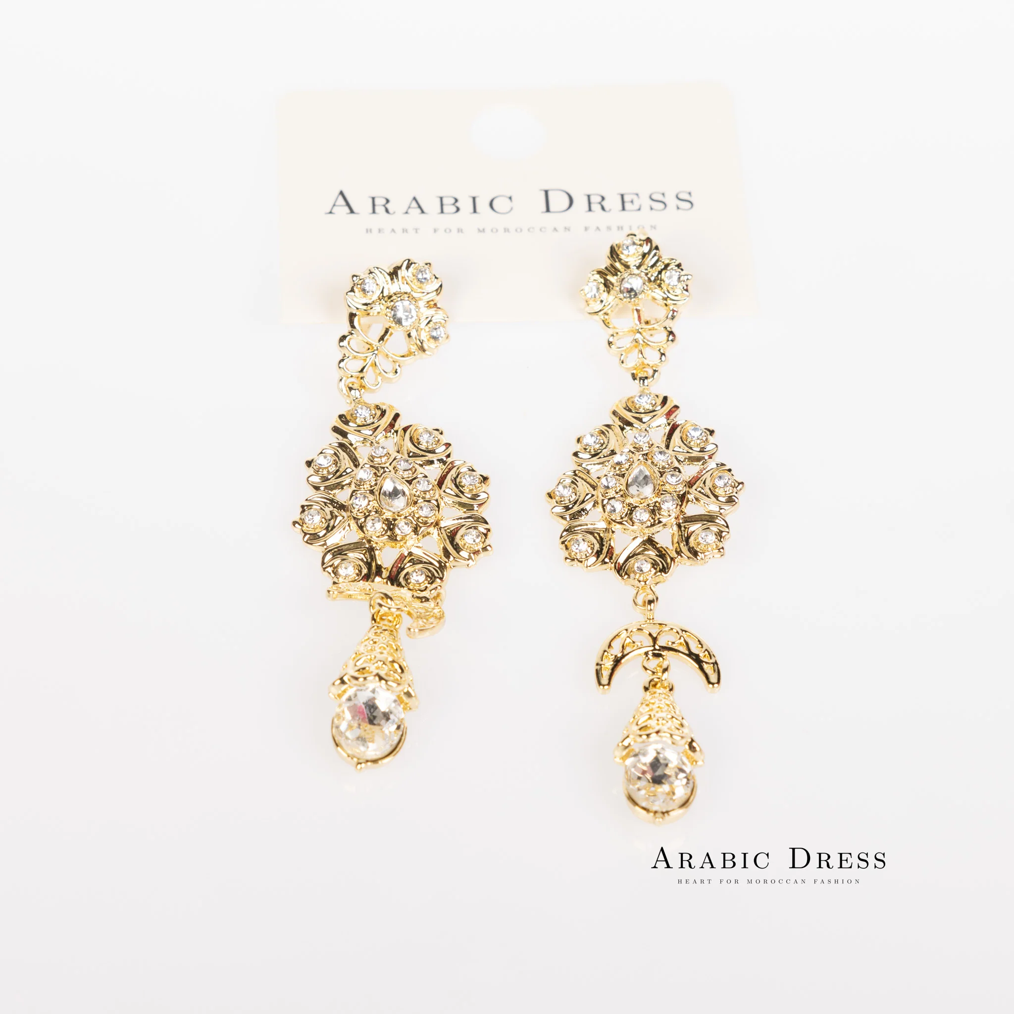 White Gold  Ora  Earrings