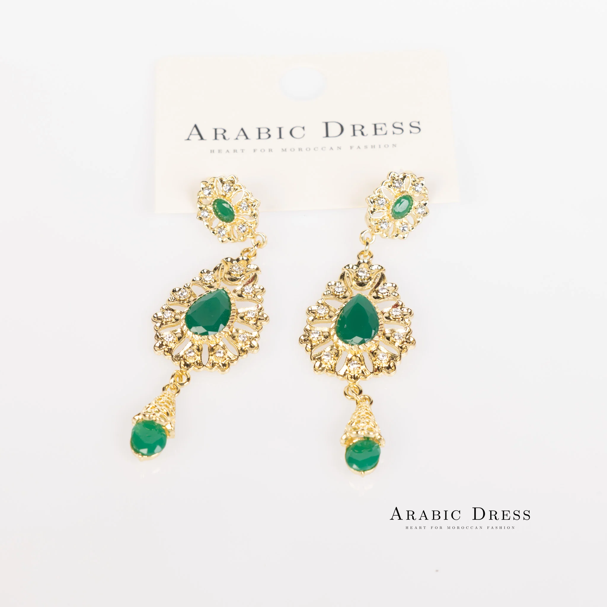 Green Ara Earrings - Image 2