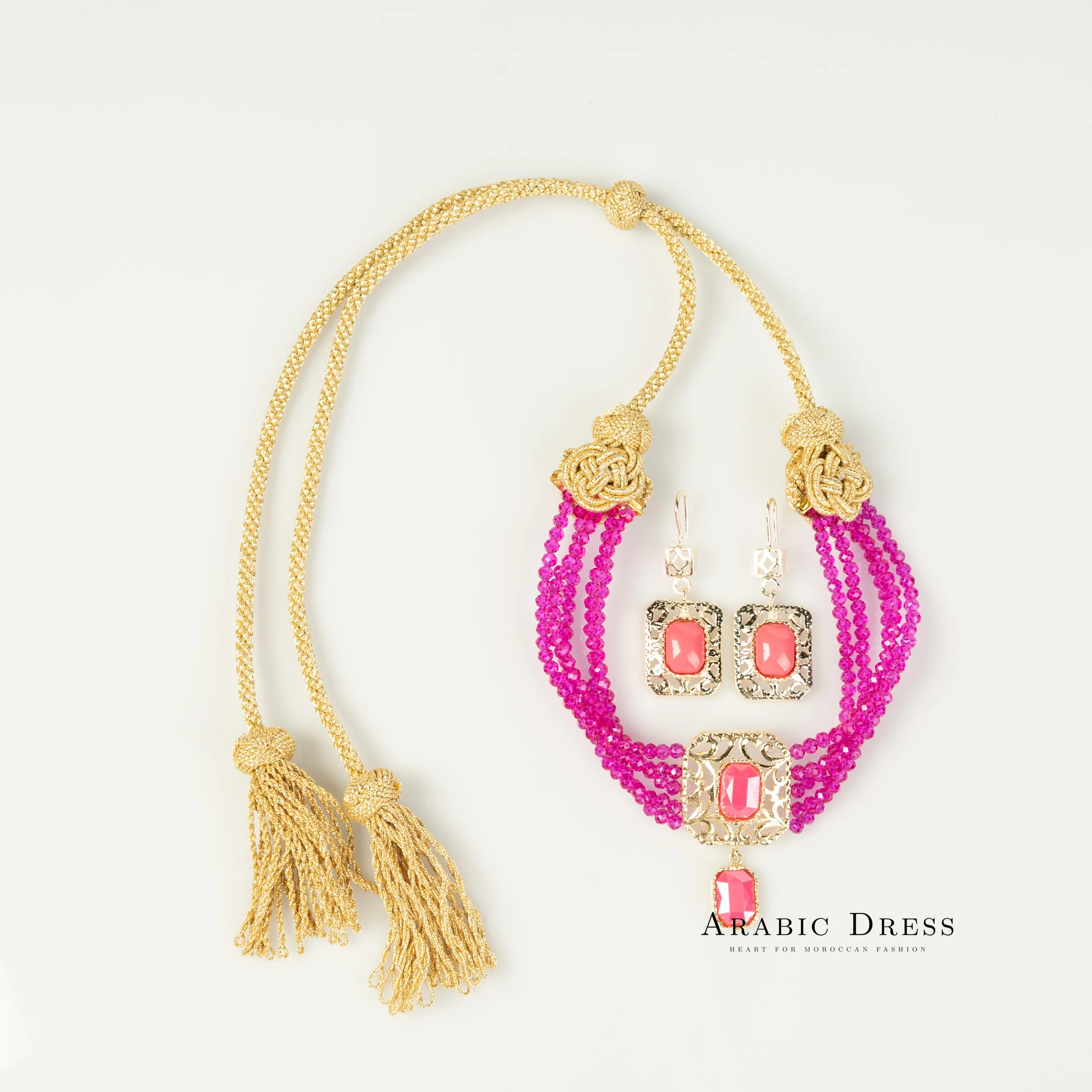 Pink Nifa necklace set - Image 2