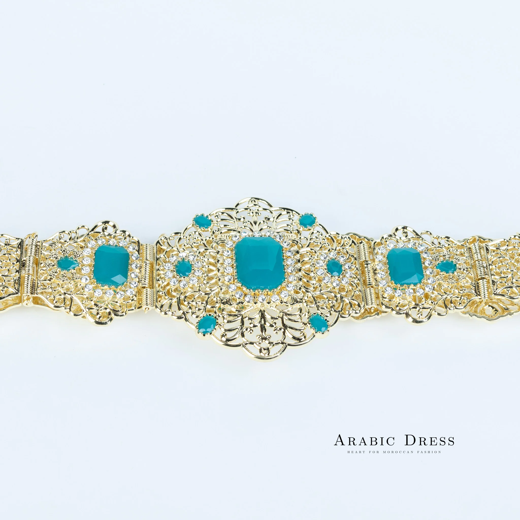 Bora Gold/Aquablue Belt - Image 3