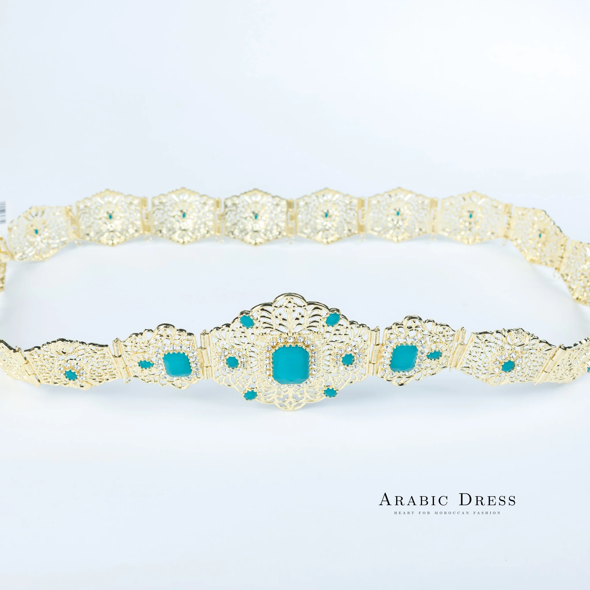 Bora Gold/Teal Belt - Image 2