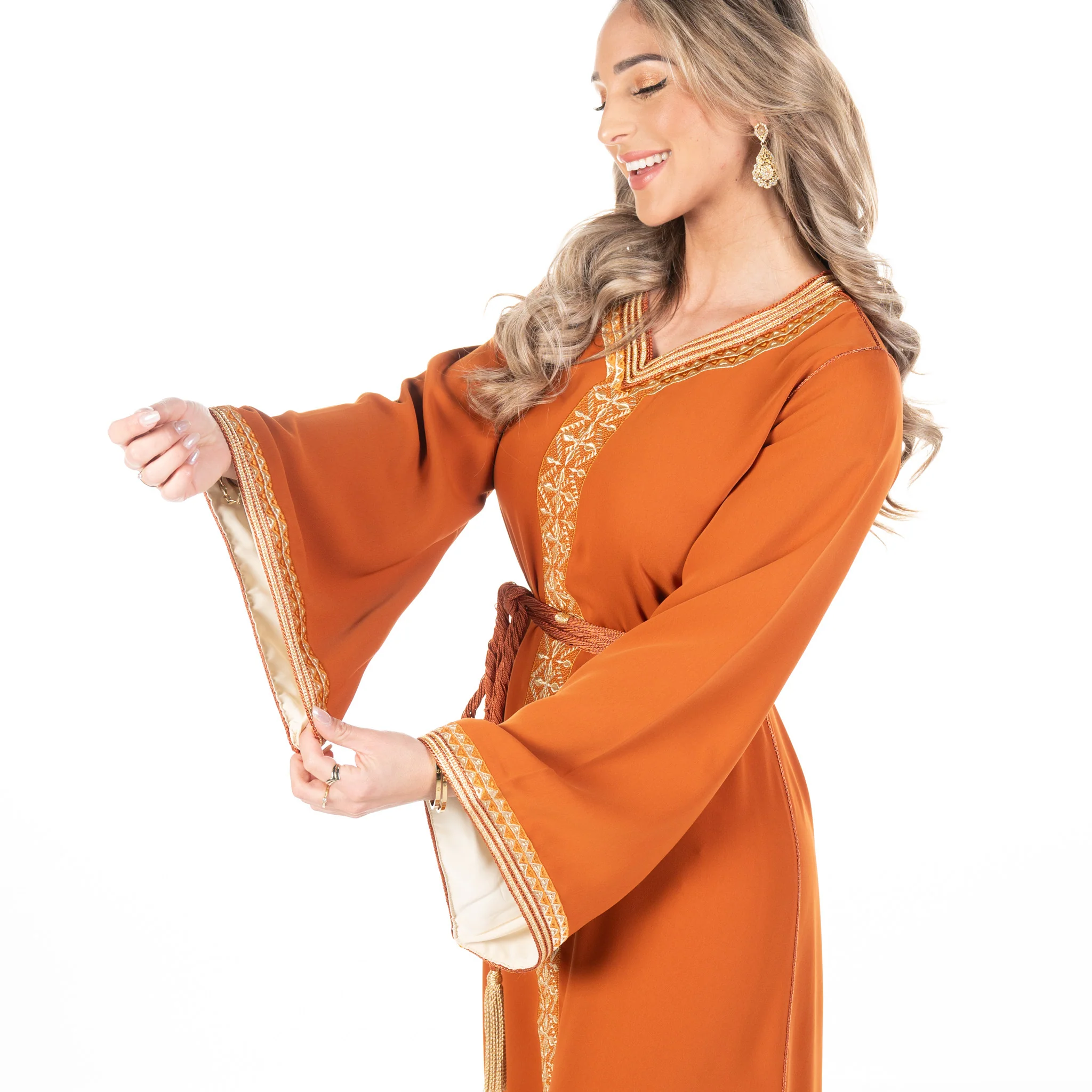 Caftan Basma Orange - Image 3
