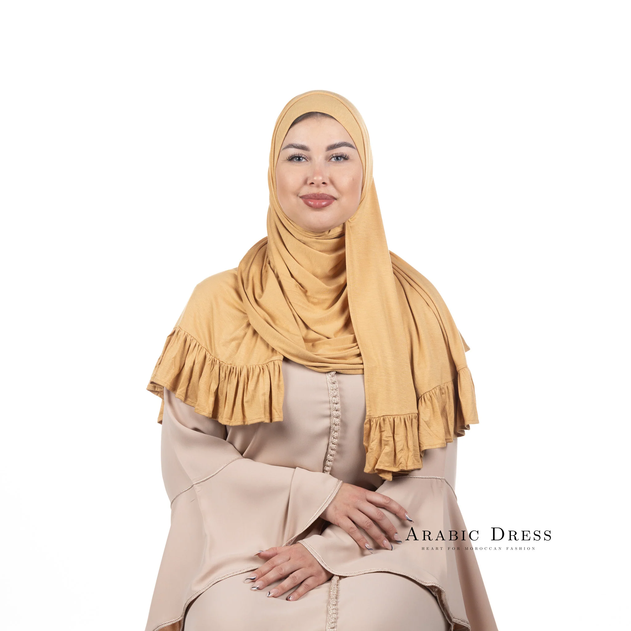 Jersey Hijab Luna Golden - Image 3