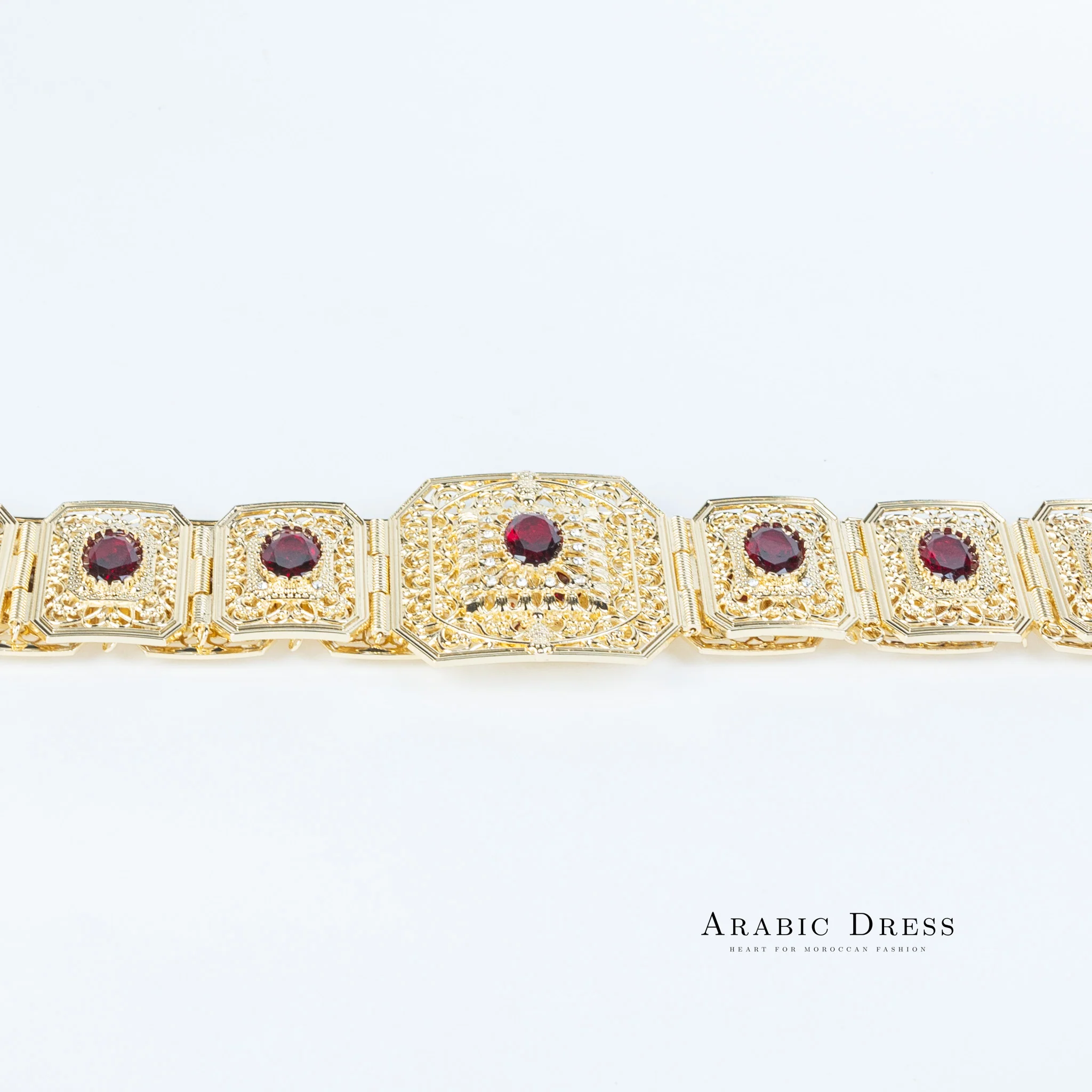 Micha Gold/Bordeaux Belt