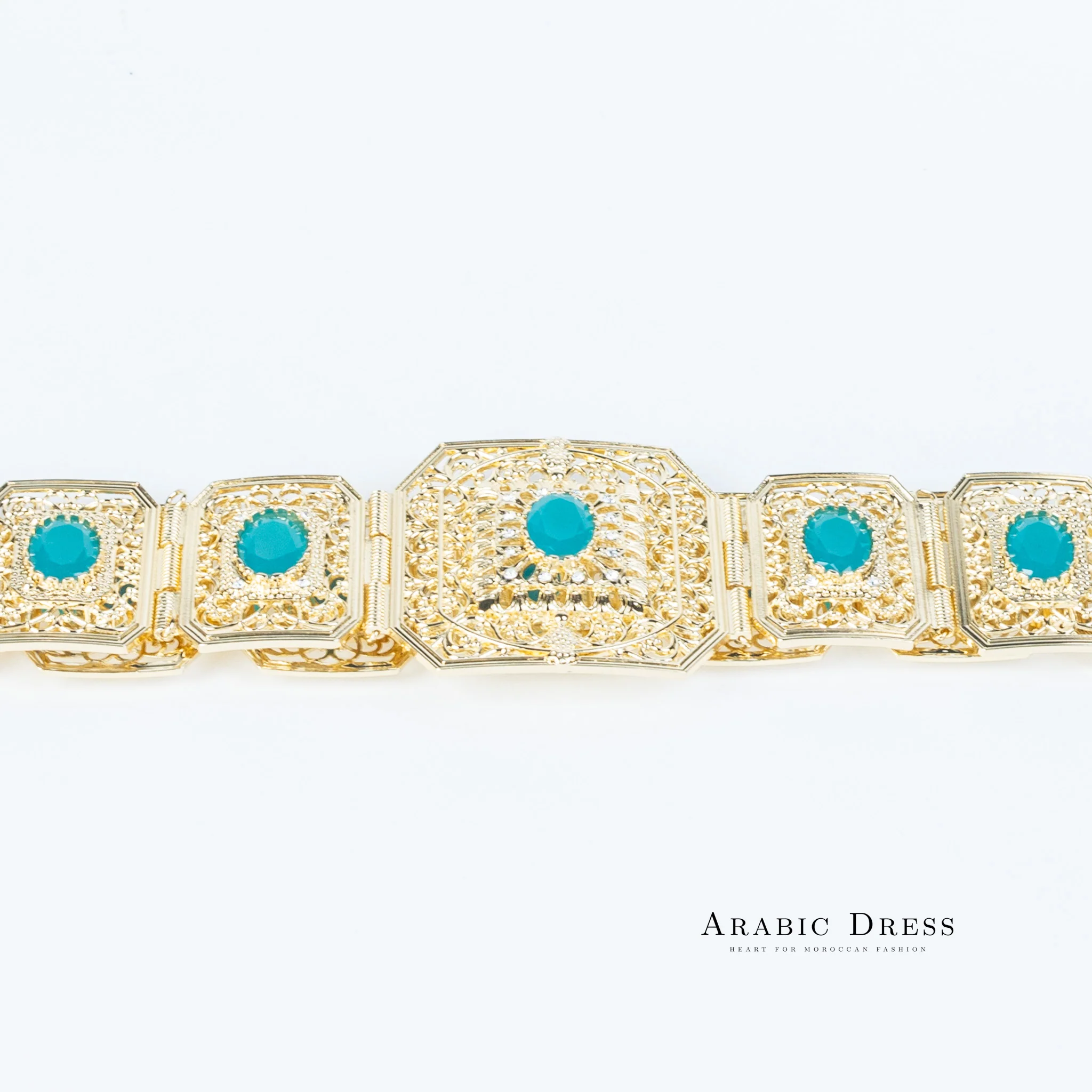 Micha Gold/Teal Belt