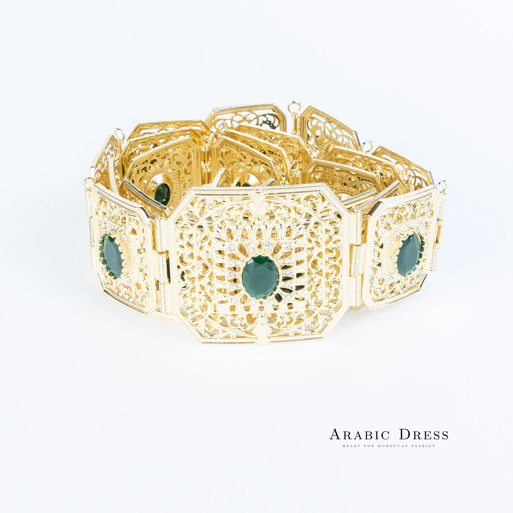 Micha Gold/Darkgreen Belt - Image 3