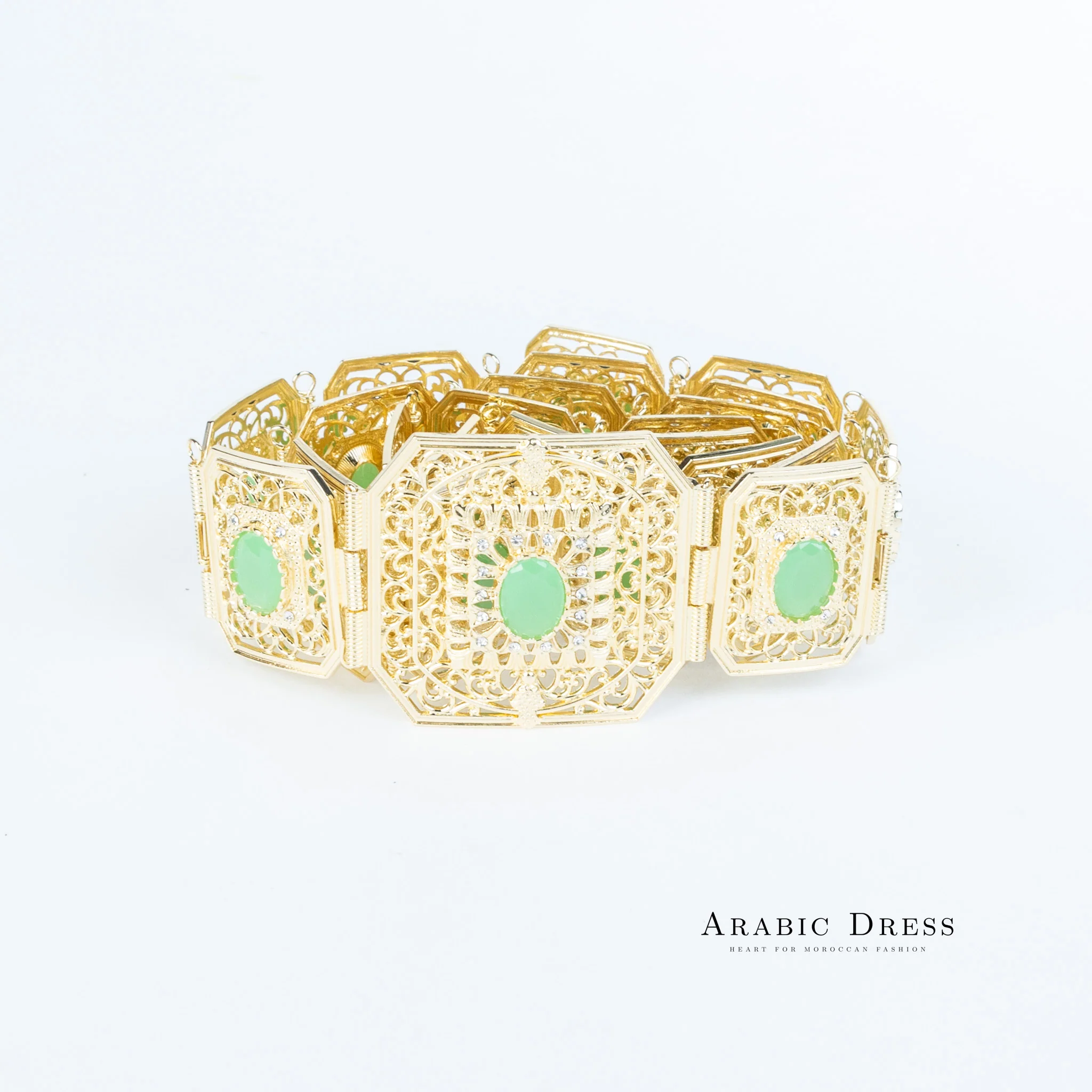 Micha Gold/Mintgreen Belt - Image 3