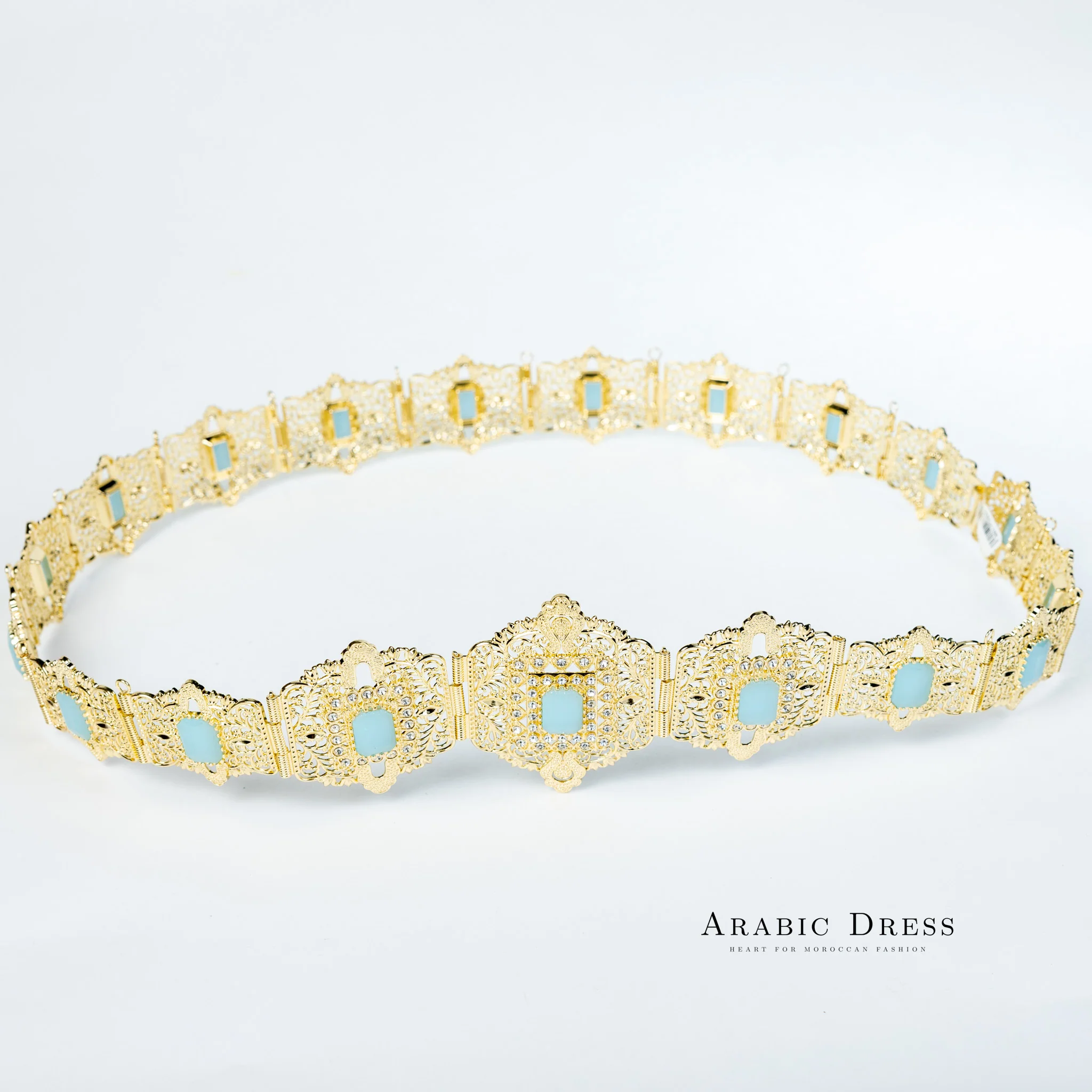 Mihi Gold/Turquoise Belt - Image 2