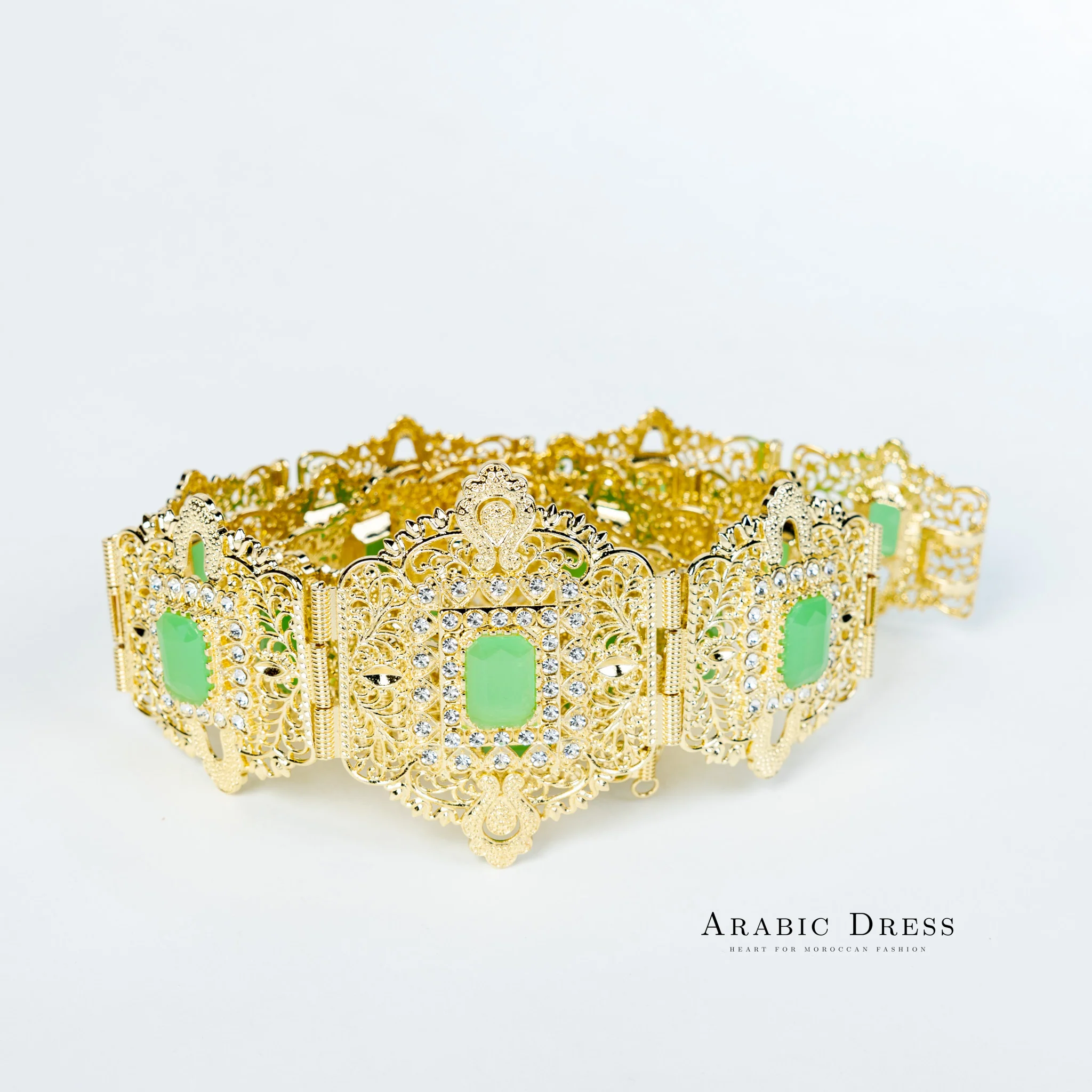 Mihi Gold/Mintgreen Belt