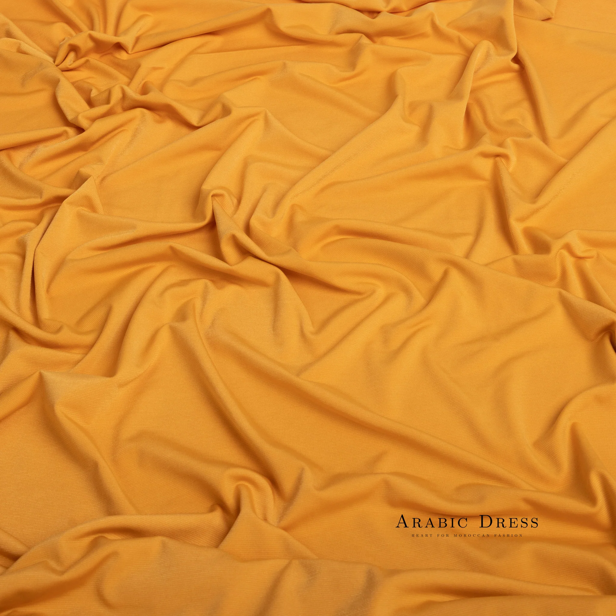 Premium hijab Sia Goldenrod Orange - Image 3