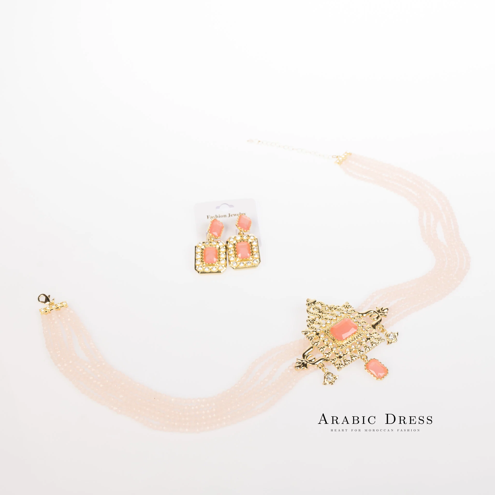 K Pink Youra Necklace set - Image 3