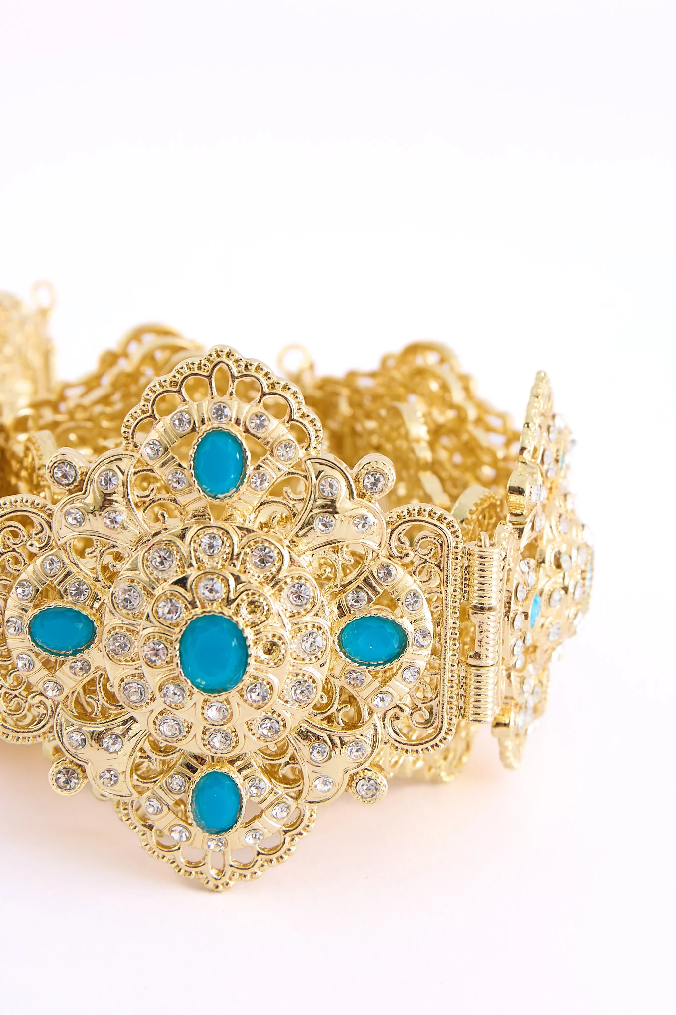 Yon Gold/AquaBlue Belt - Image 2