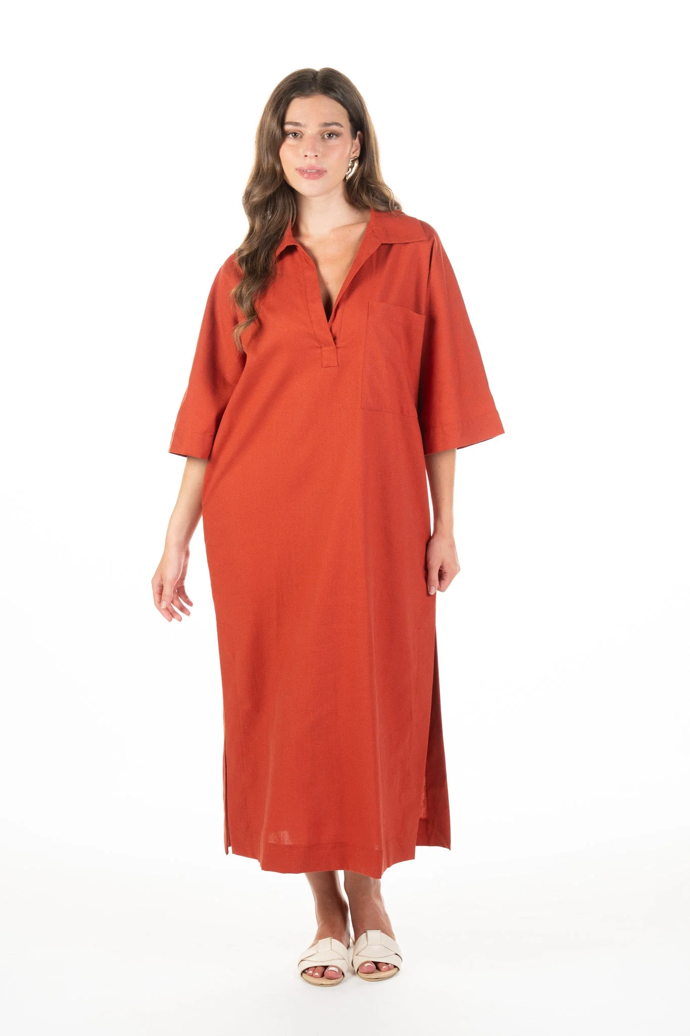 Dress Elizabeth Orange - Image 2