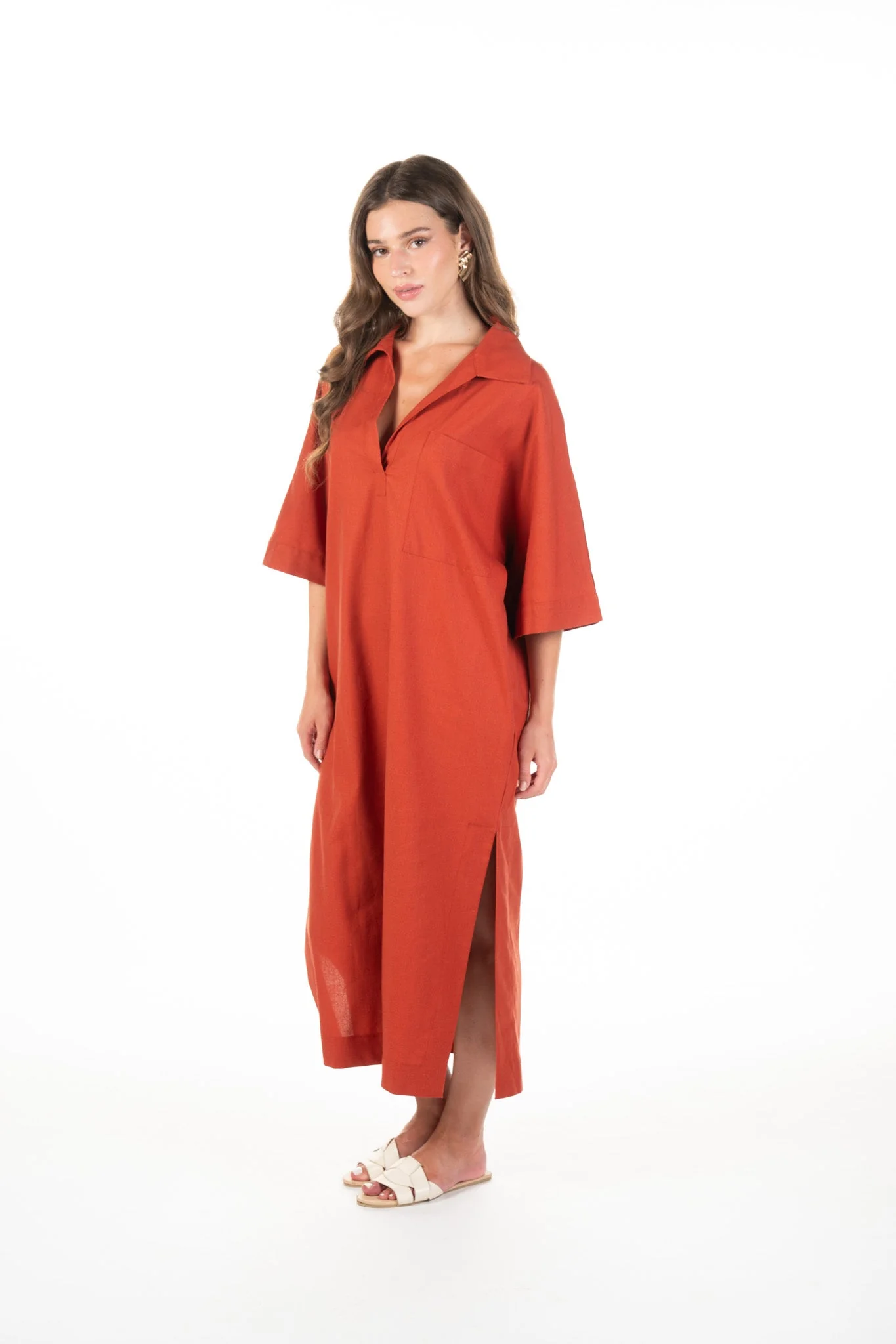 Dress Elizabeth Orange - Image 3