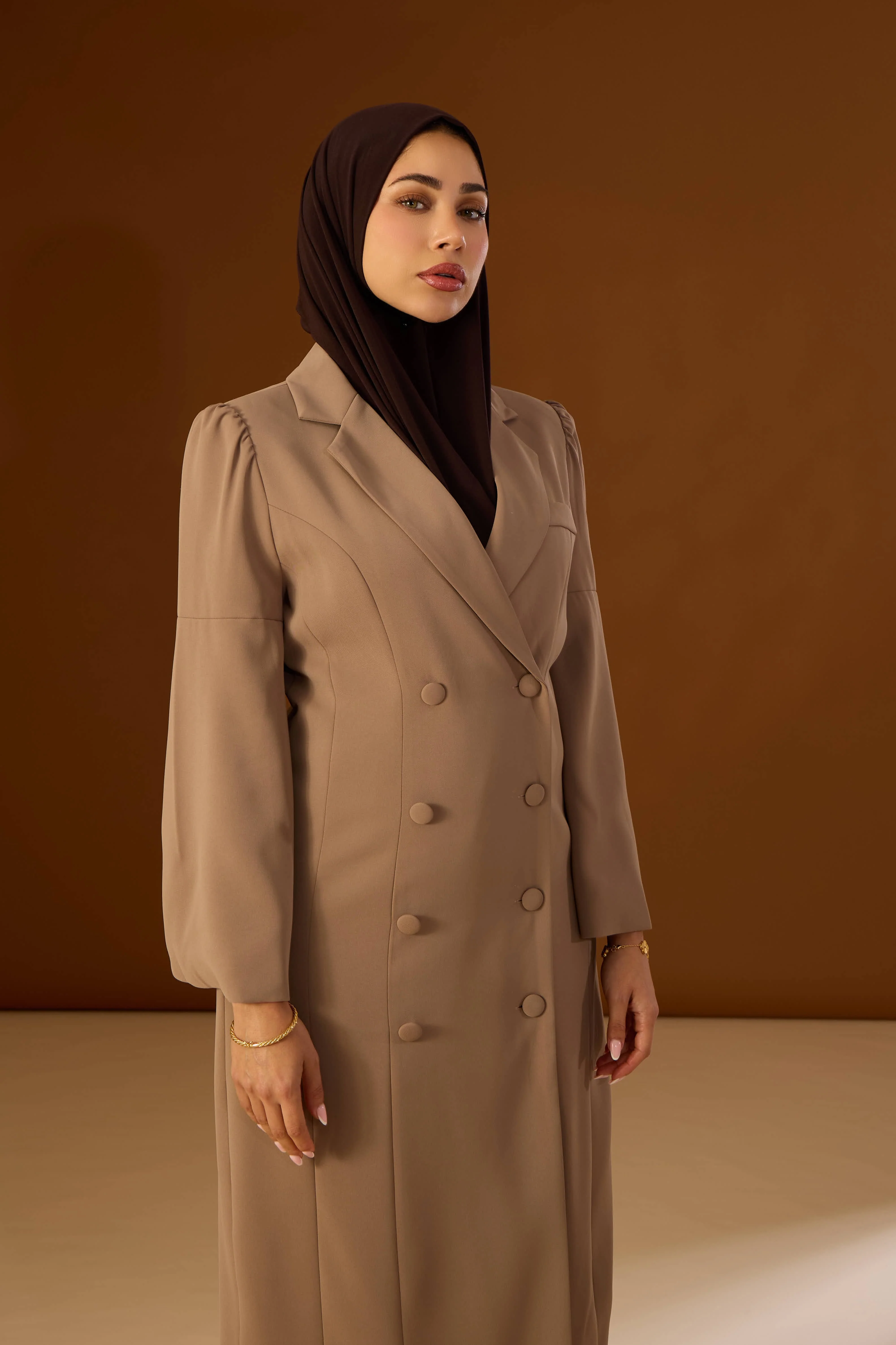 Dress Fay Coffee Brown - Image 2
