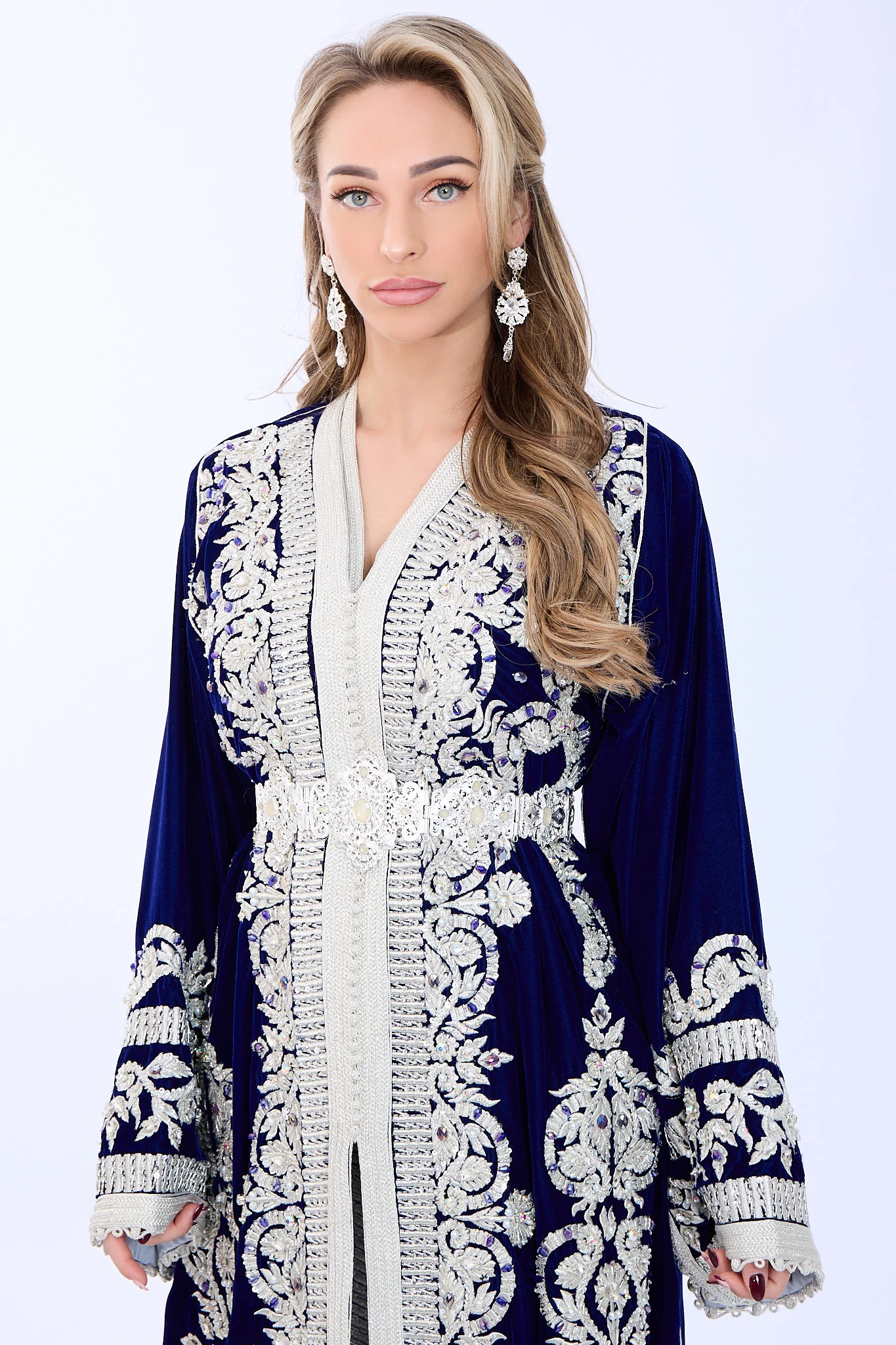 Exclusieve Caftan Haya Oxfordblue - Image 2
