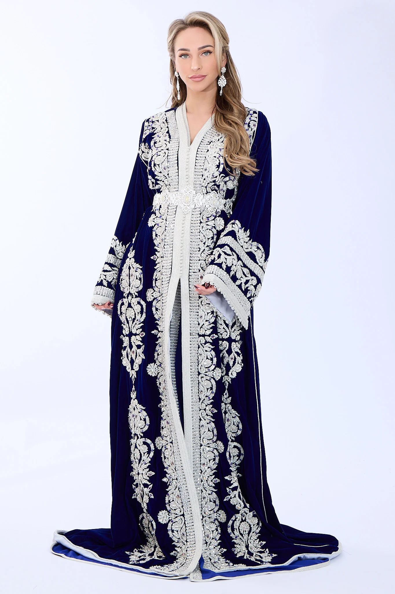 Exclusieve Caftan Haya Oxfordblue - Image 5