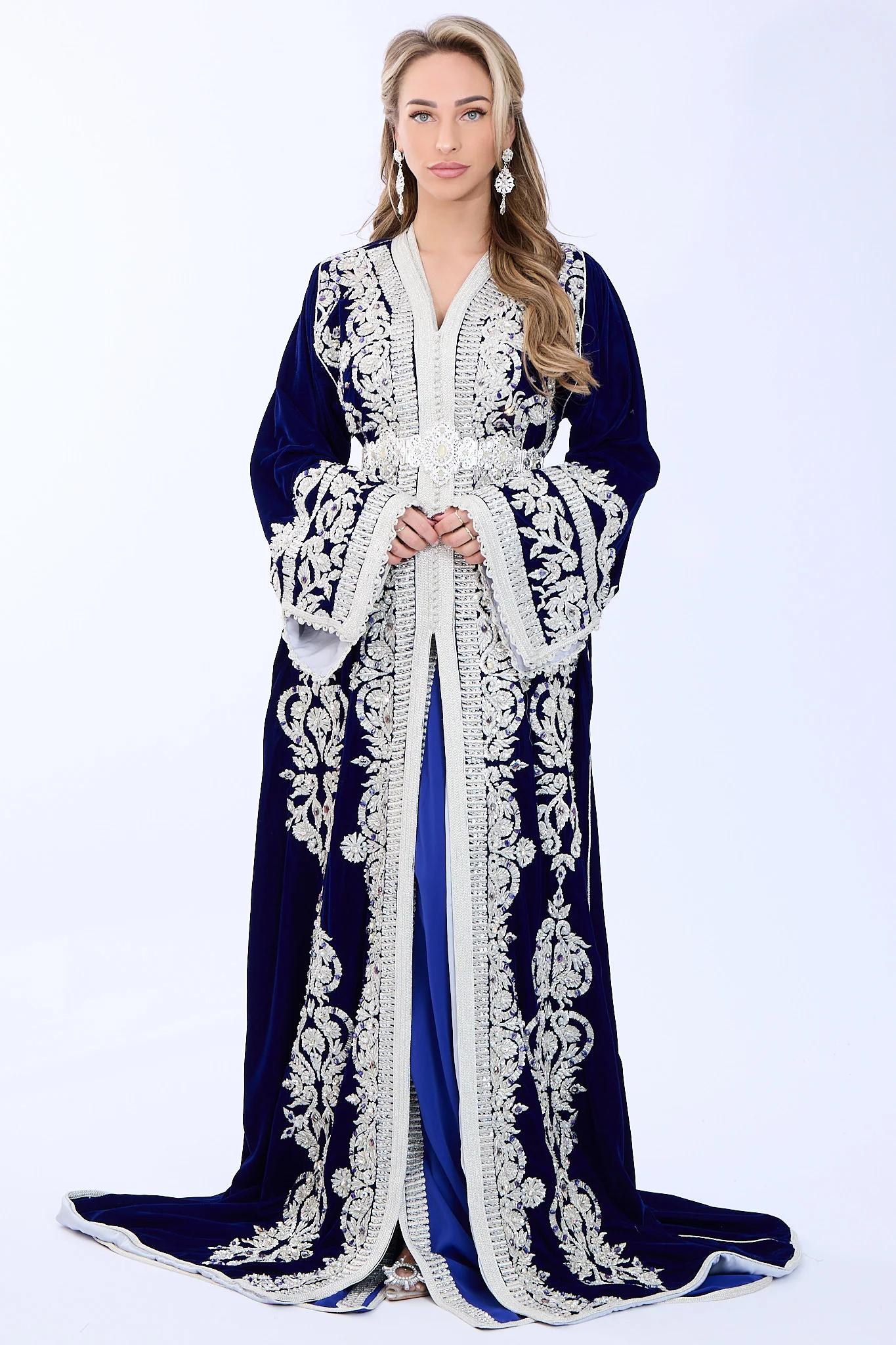 Exclusieve Caftan Haya Oxfordblue - Image 6