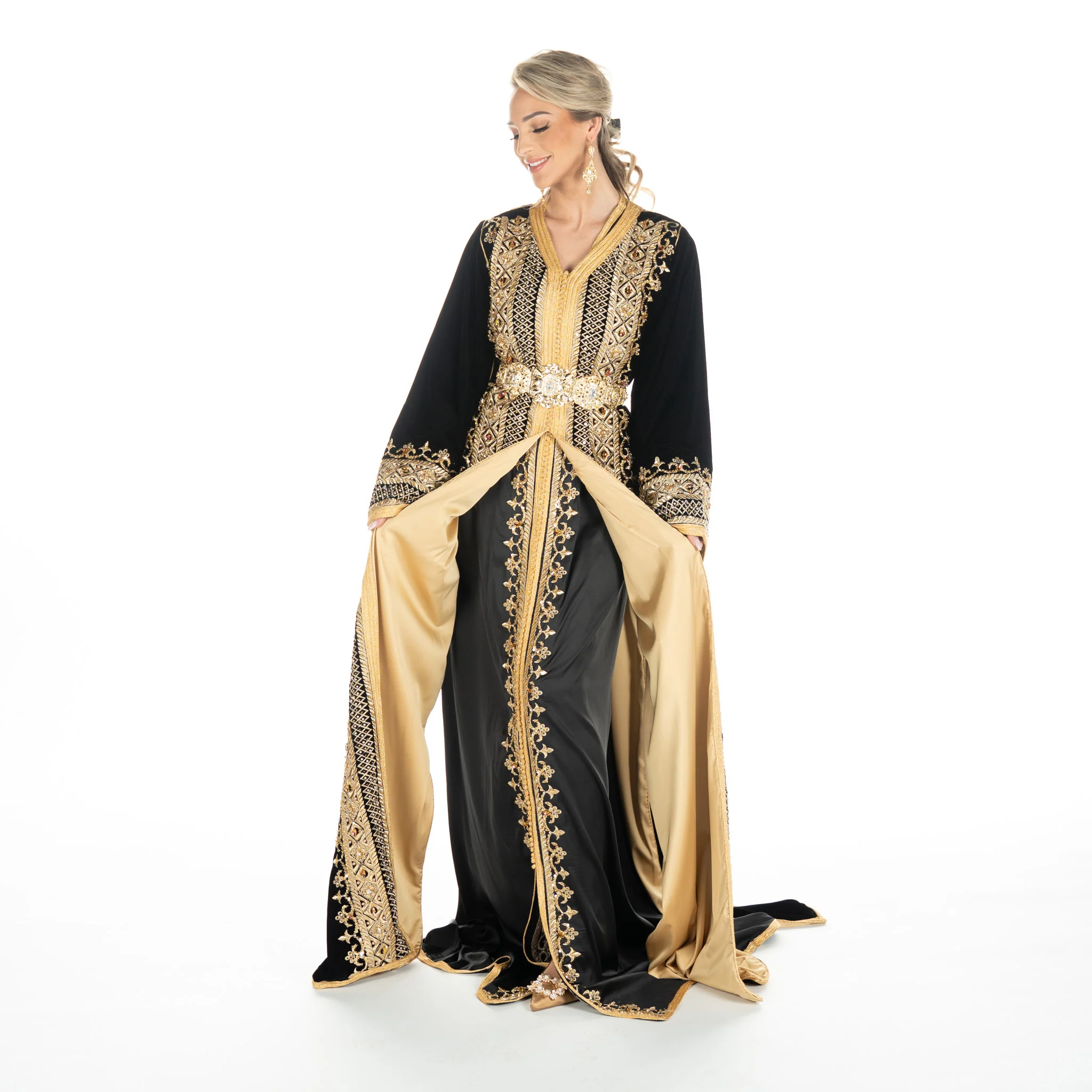 Exclusieve Caftan Isabel Black - Image 3