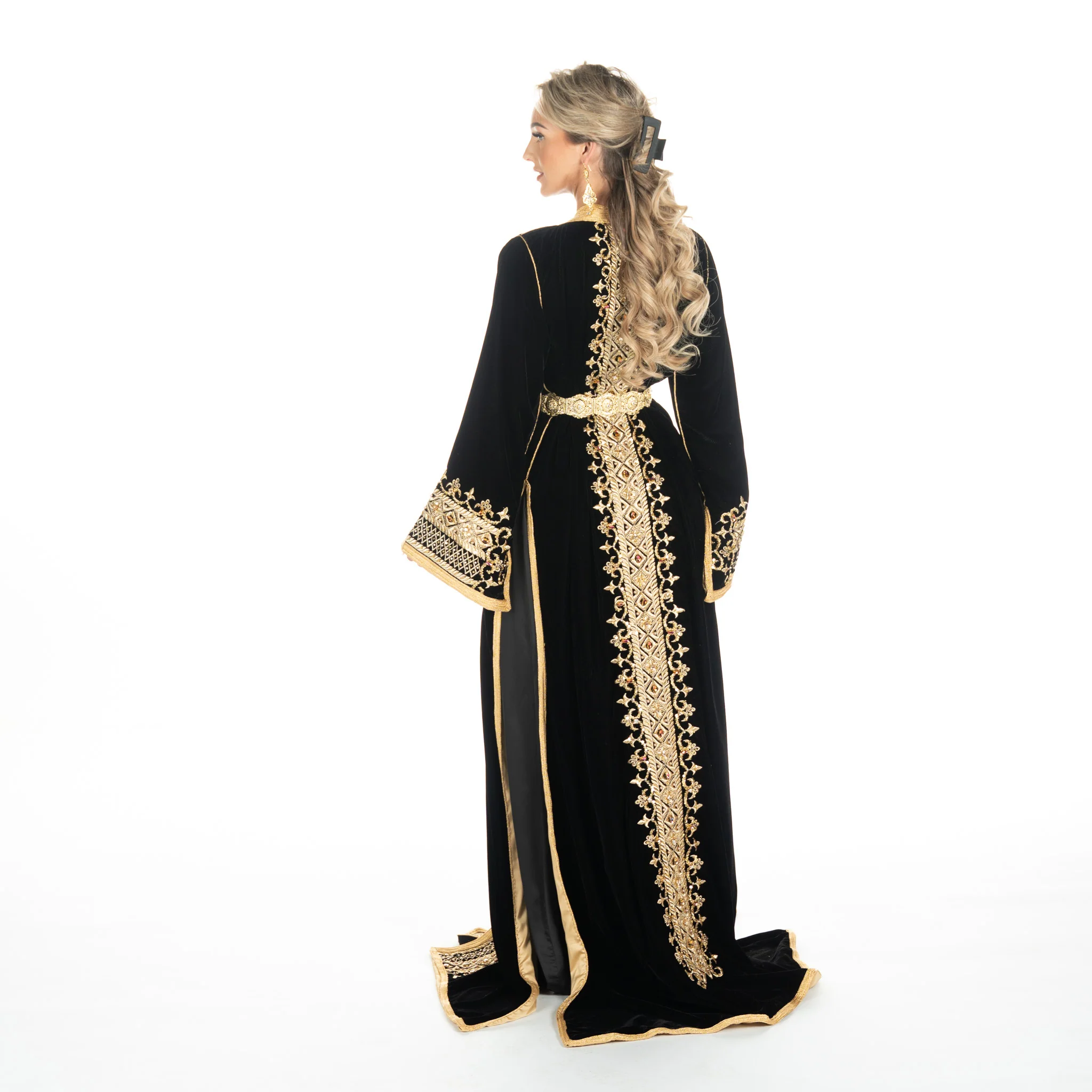 Exclusieve Caftan Isabel Black - Image 4