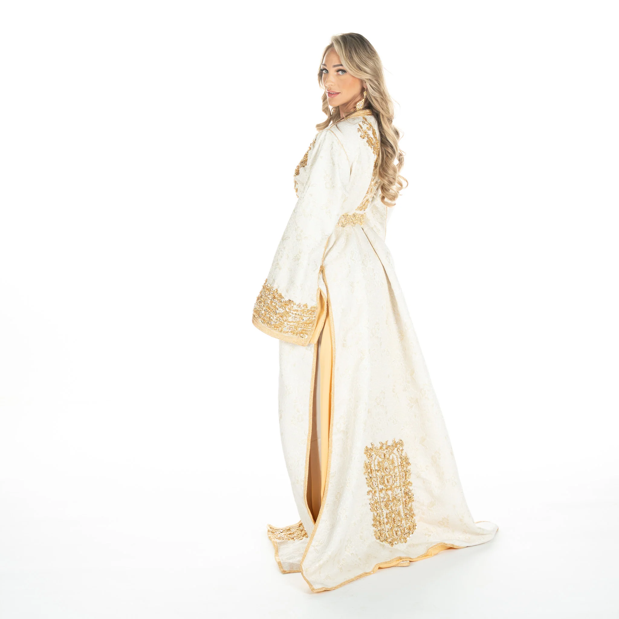 Exclusieve Caftan Isabel Gold - Image 3