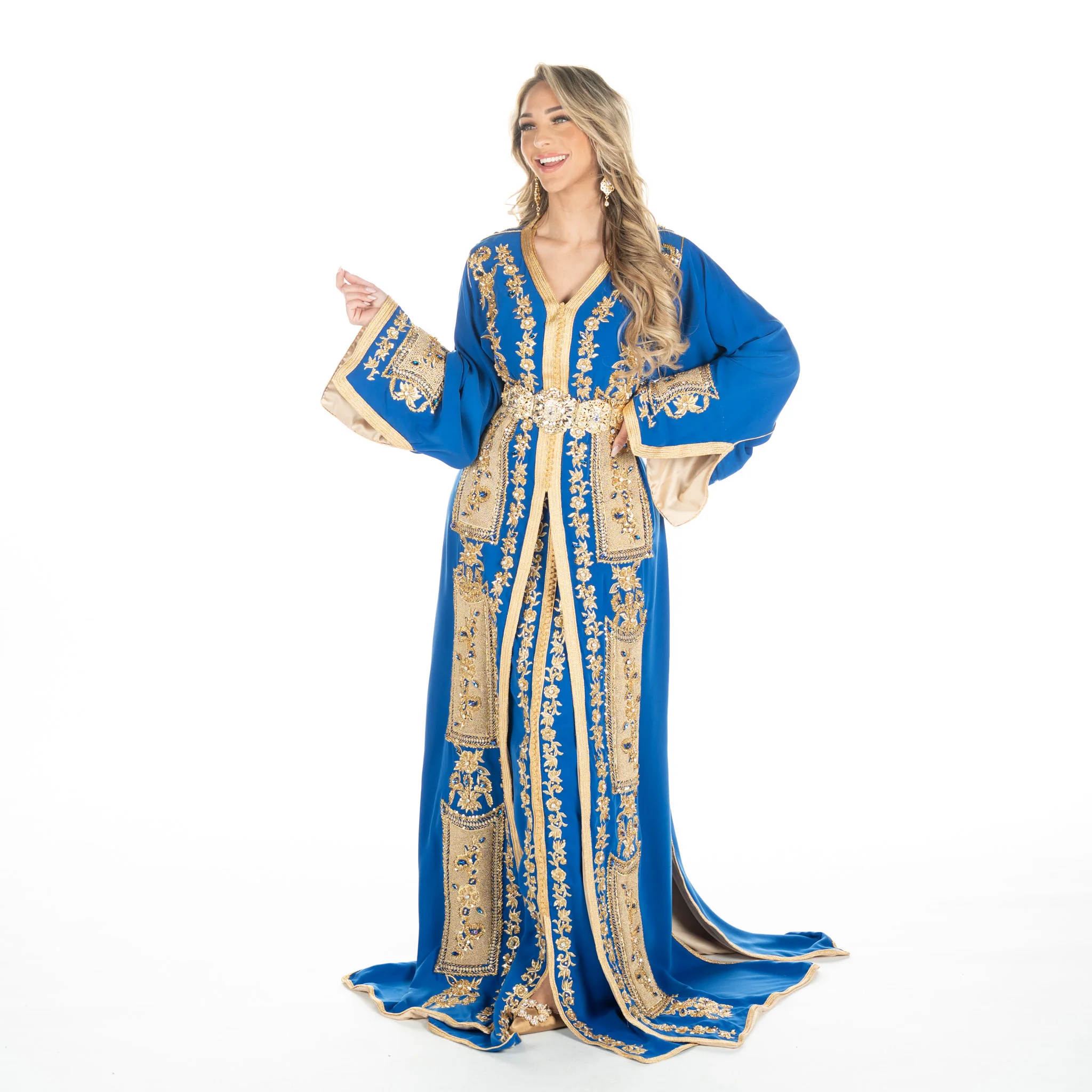 Exclusieve Caftan Levi  Blue - Image 11