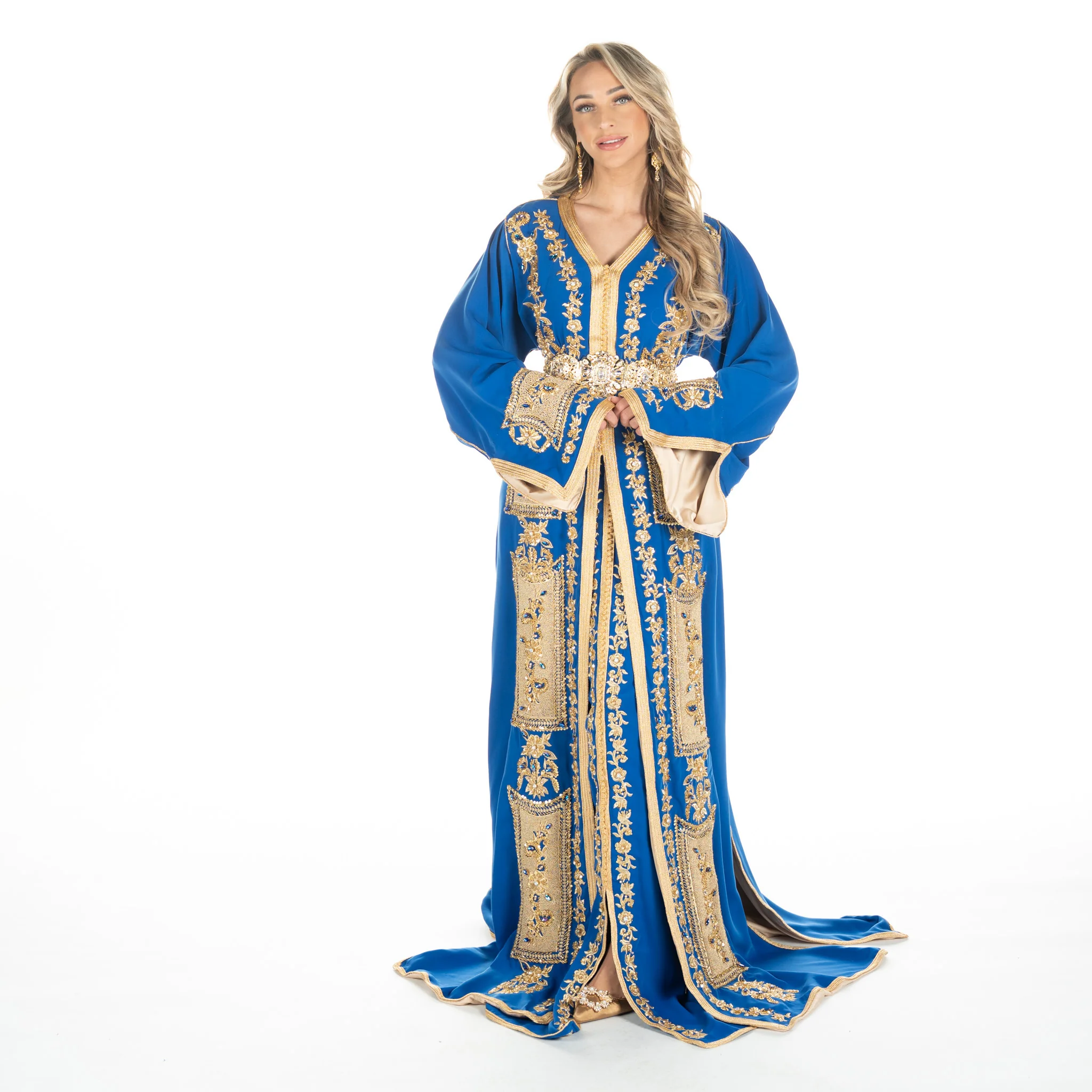 Exclusieve Caftan Levi  Blue - Image 12