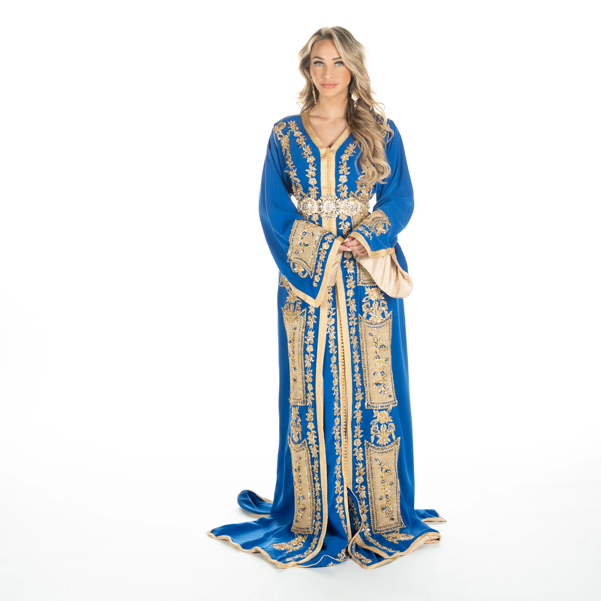 Exclusieve Caftan Levi  Blue - Image 5