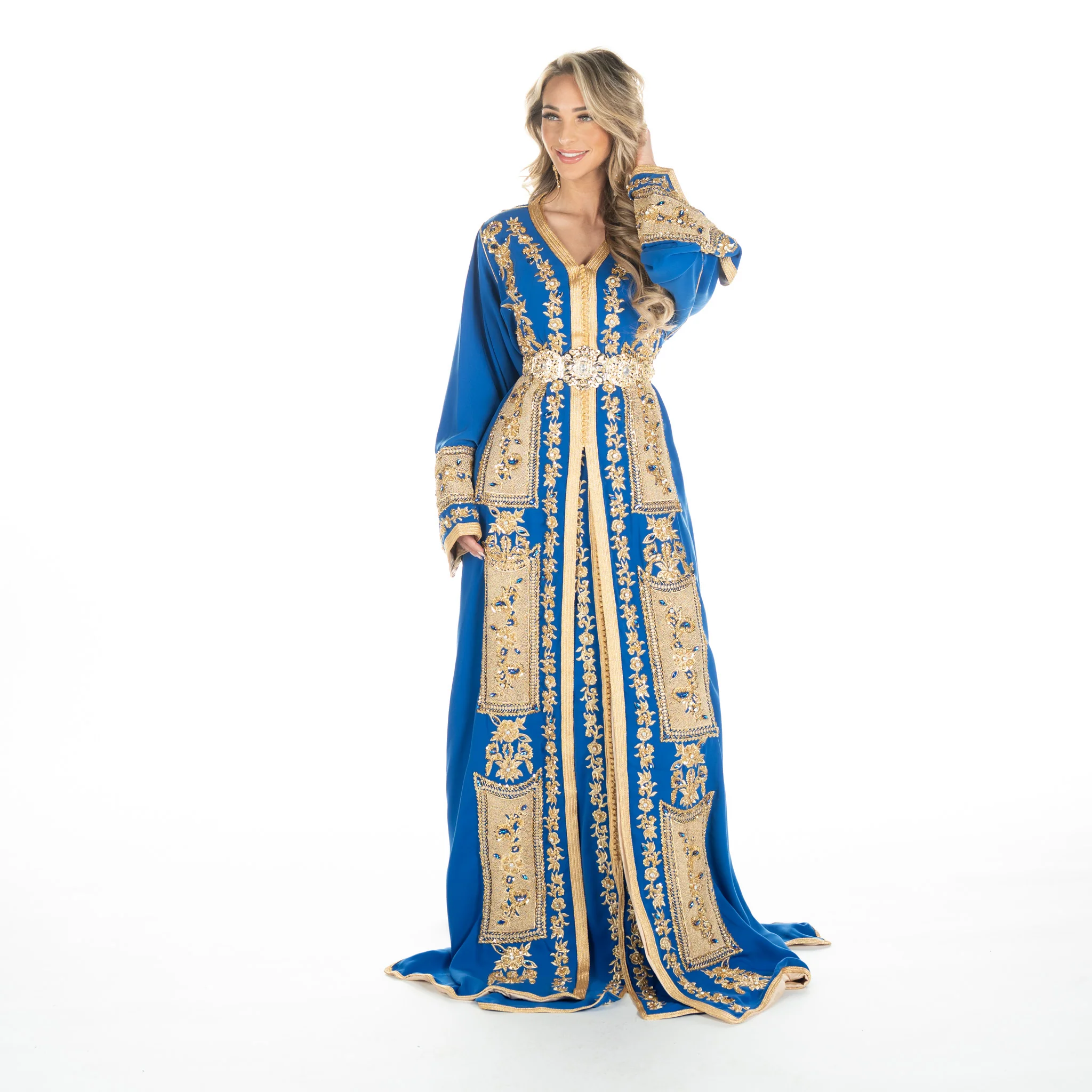 Exclusieve Caftan Levi  Blue - Image 6