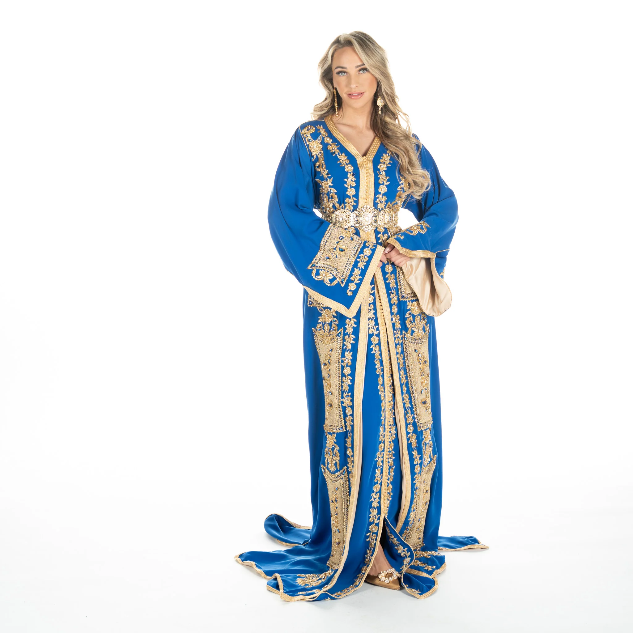 Exclusieve Caftan Levi  Blue - Image 7