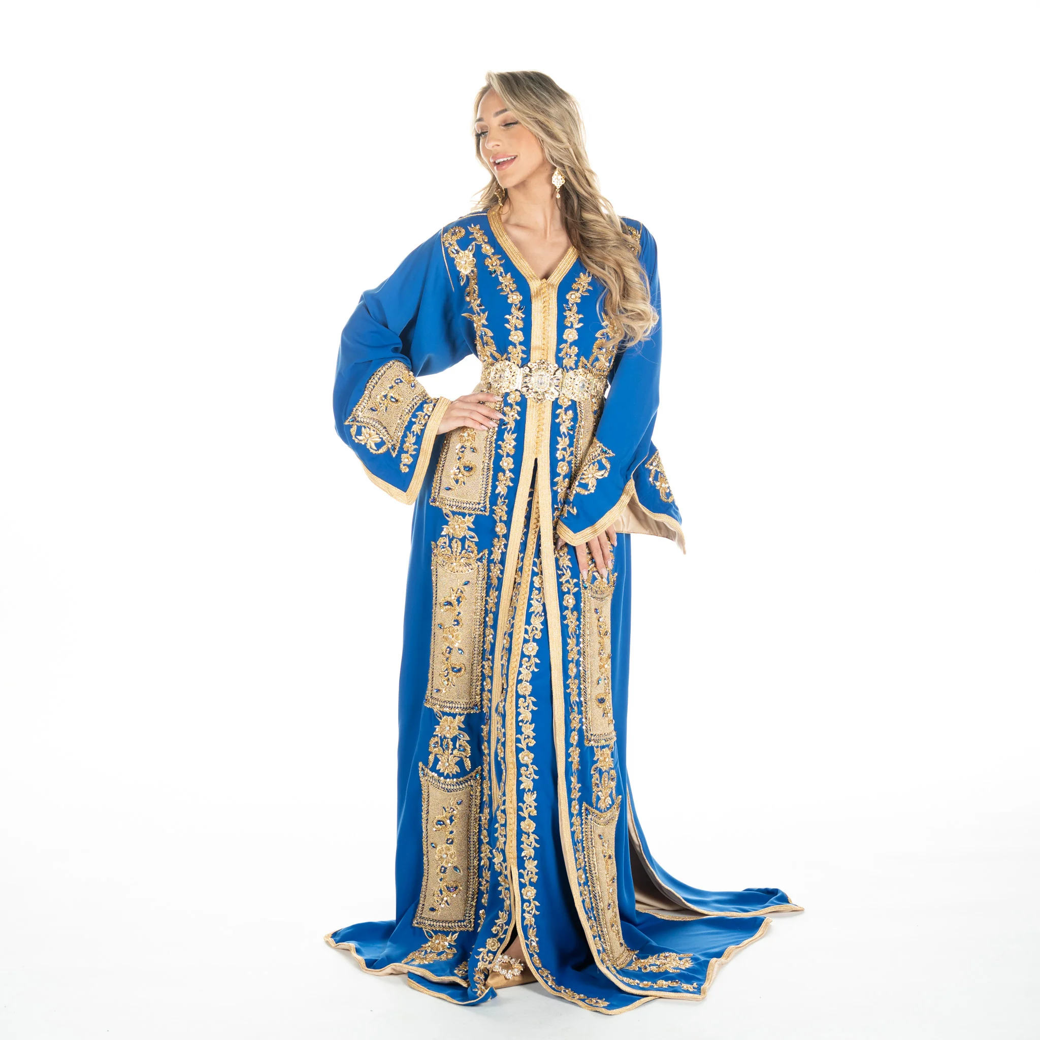 Exclusieve Caftan Levi  Blue - Image 9