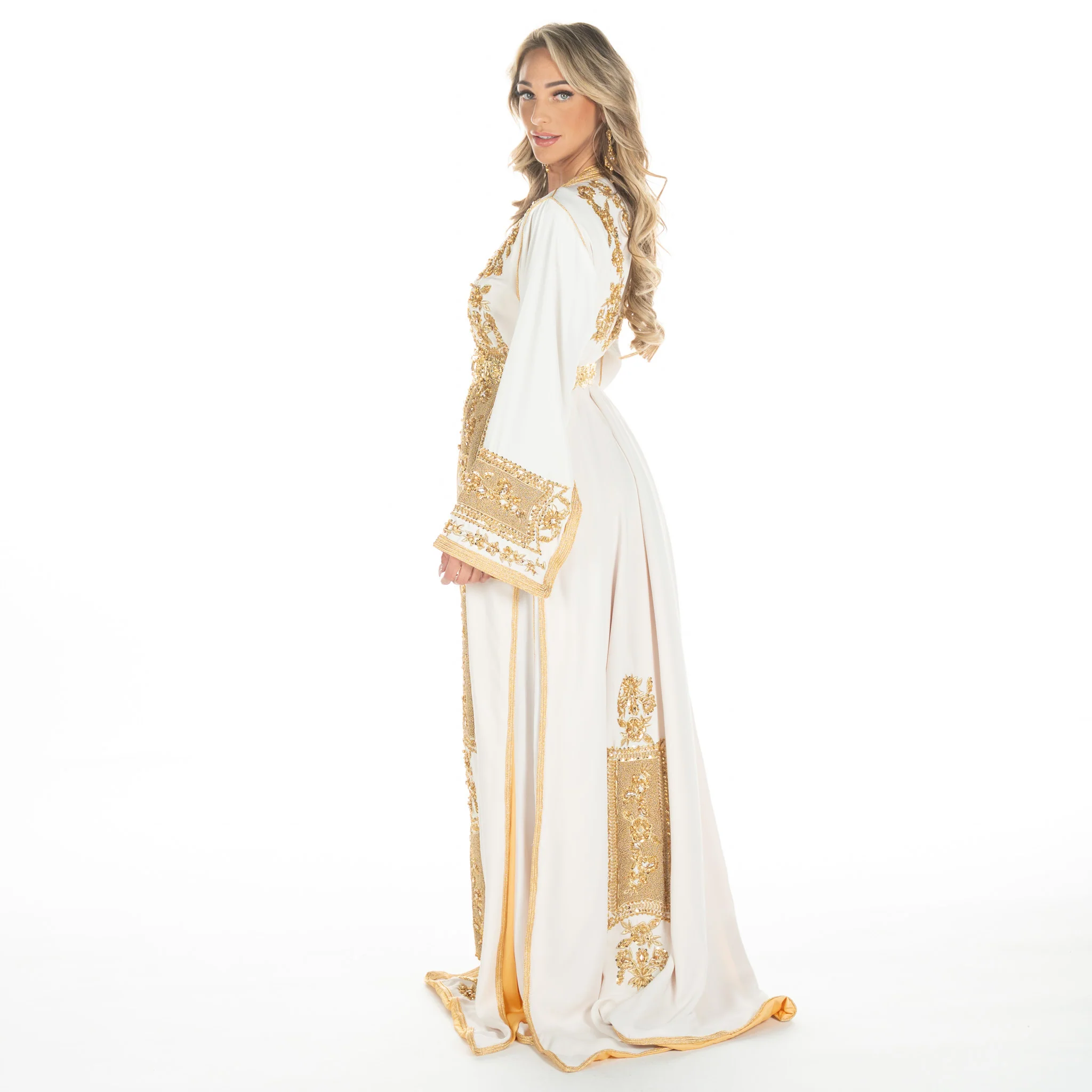 Exclusieve Caftan Levi Brokenwhite - Image 4