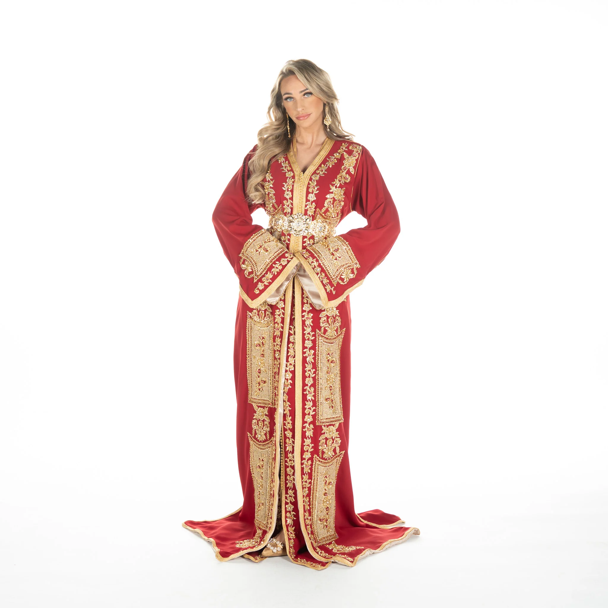 Exclusieve Caftan Levi  Red - Image 4