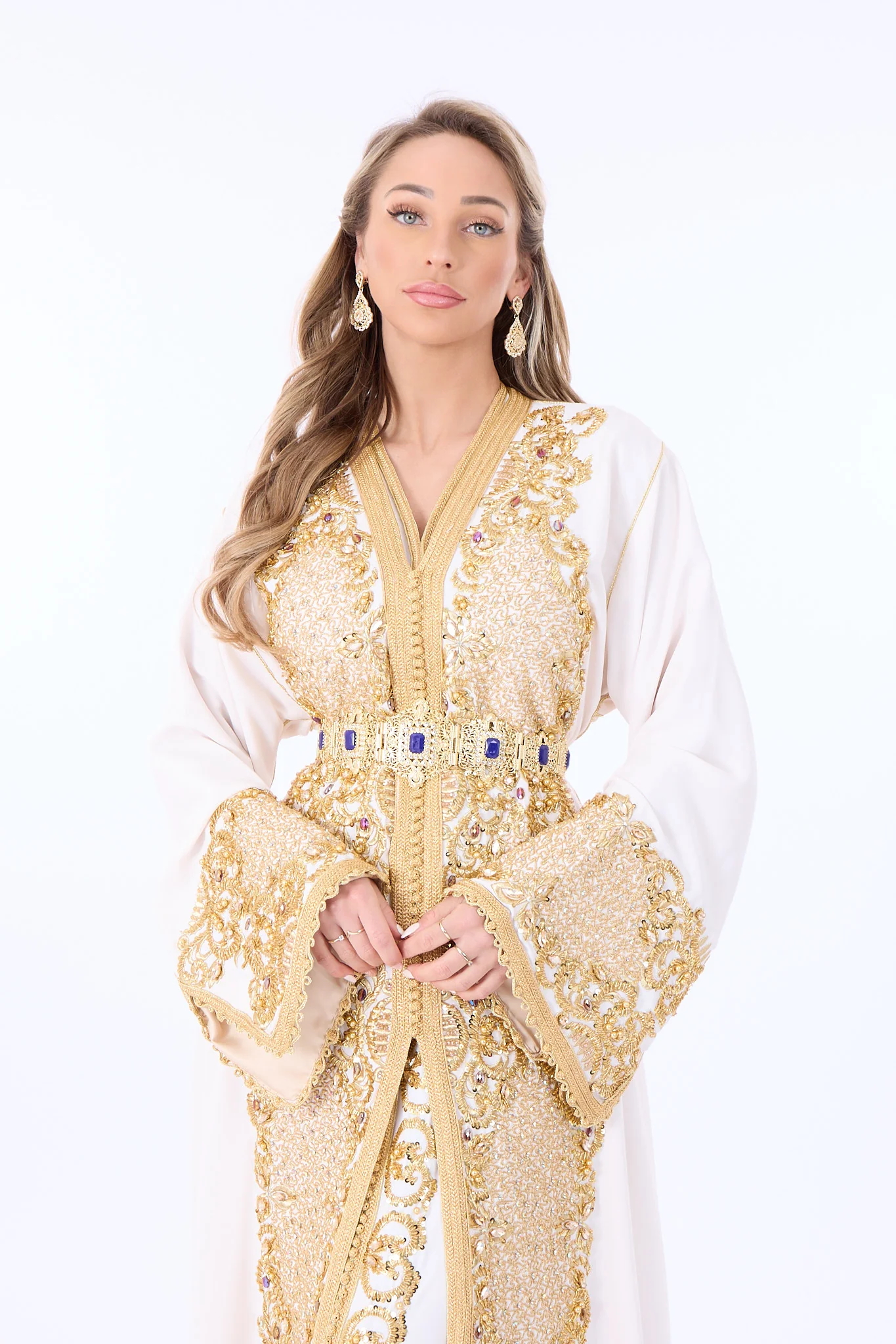 Exclusive Caftan Sawsan Brokenwhite