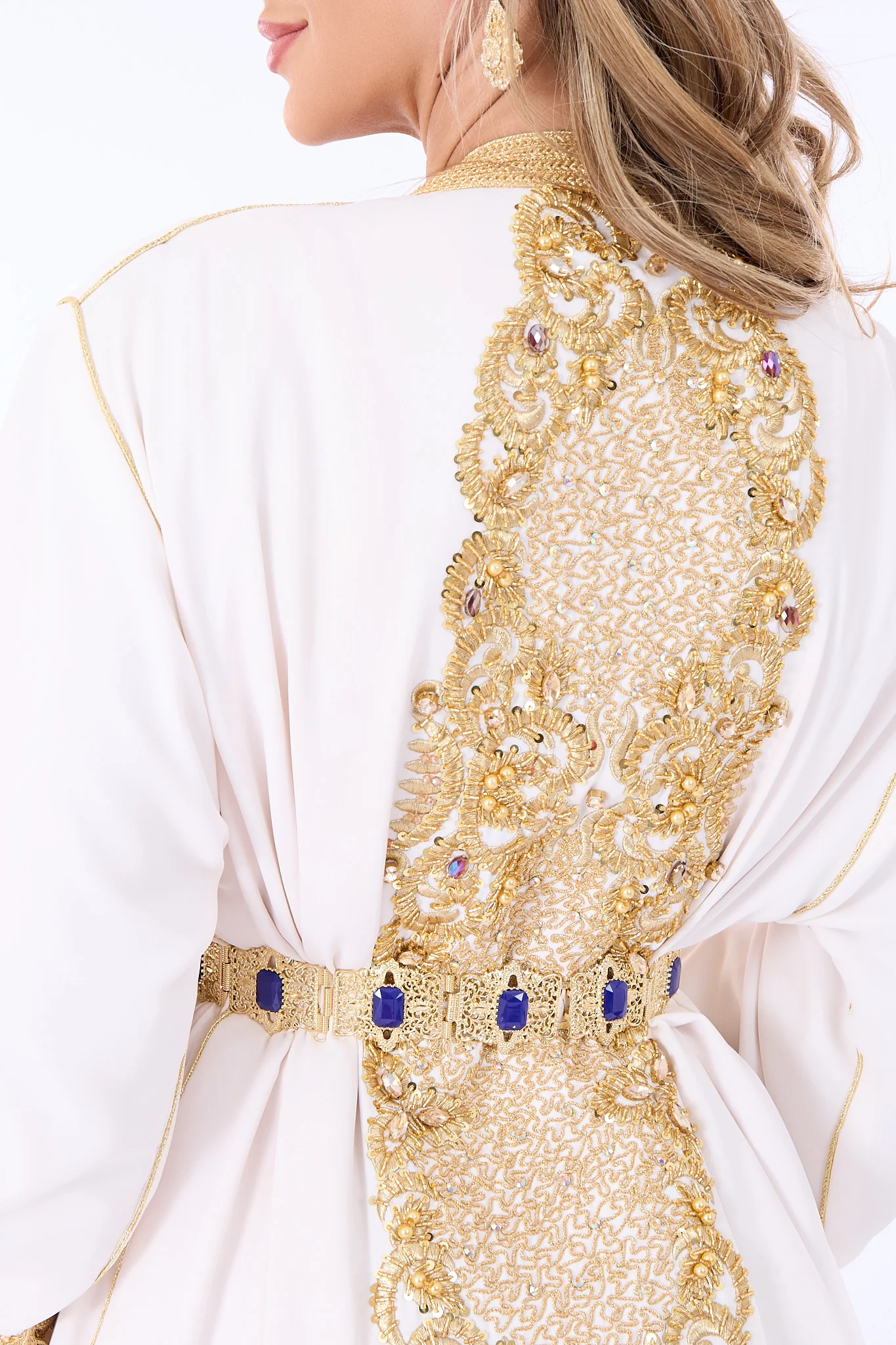 Exclusive Caftan Sawsan Brokenwhite - Image 2
