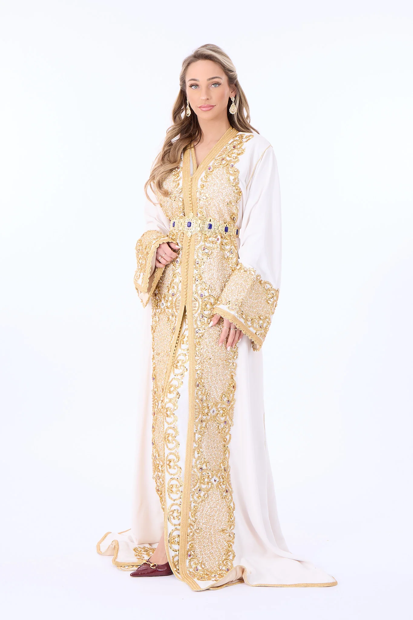 Exclusive Caftan Sawsan Brokenwhite - Image 5