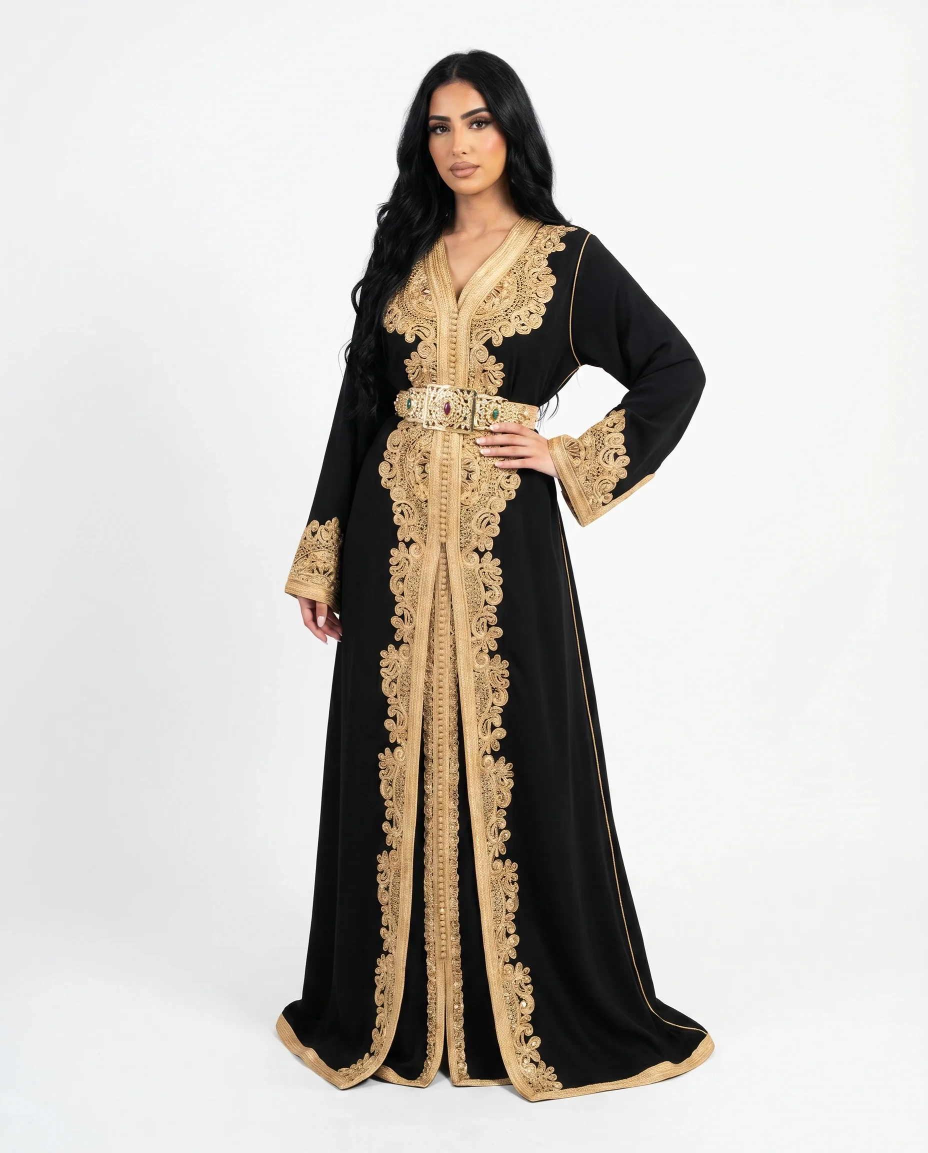 Exclusive Caftan selma black
