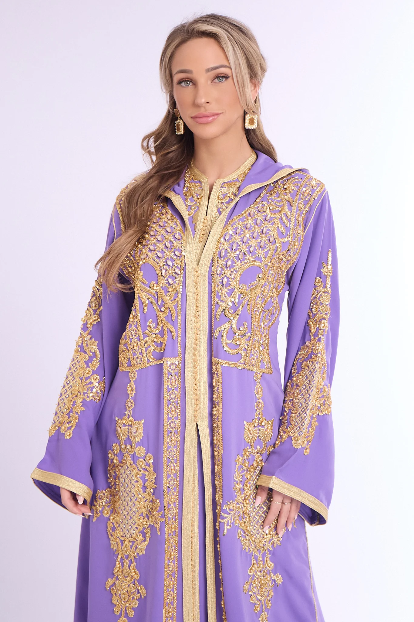 Exclusive Jalaba Soha Lilac