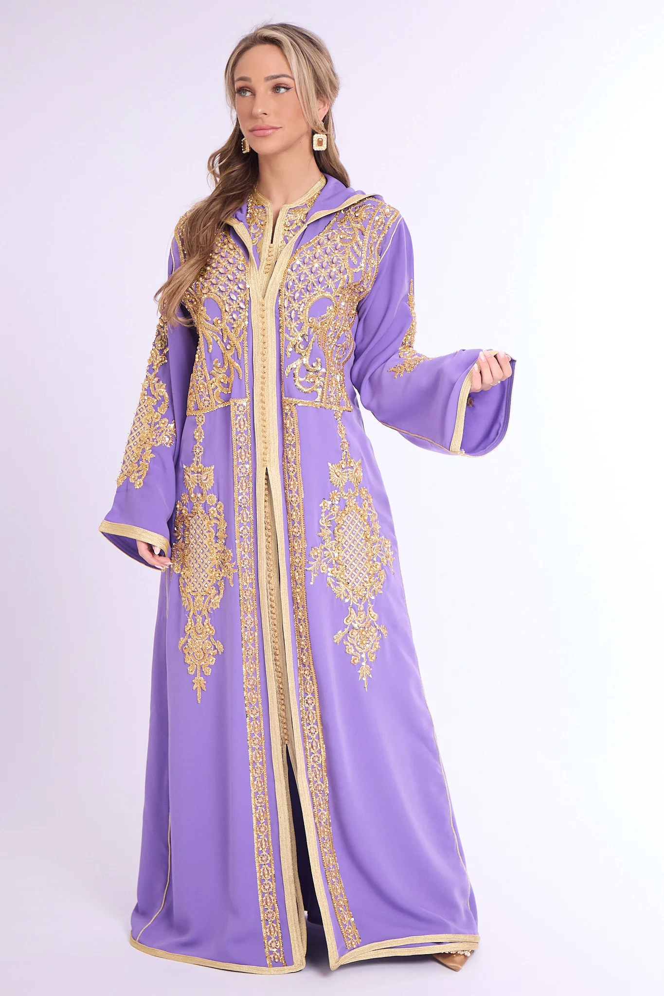 Exclusive Jalaba Soha Lilac - Image 4