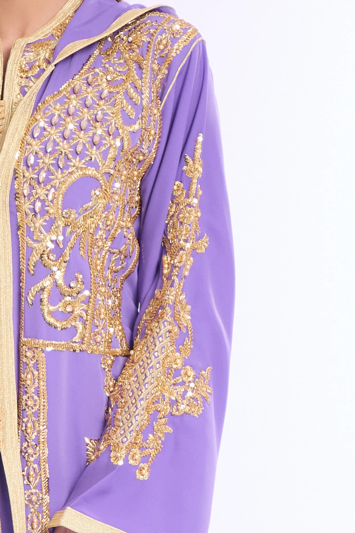 Exclusive Jalaba Soha Lilac - Image 5