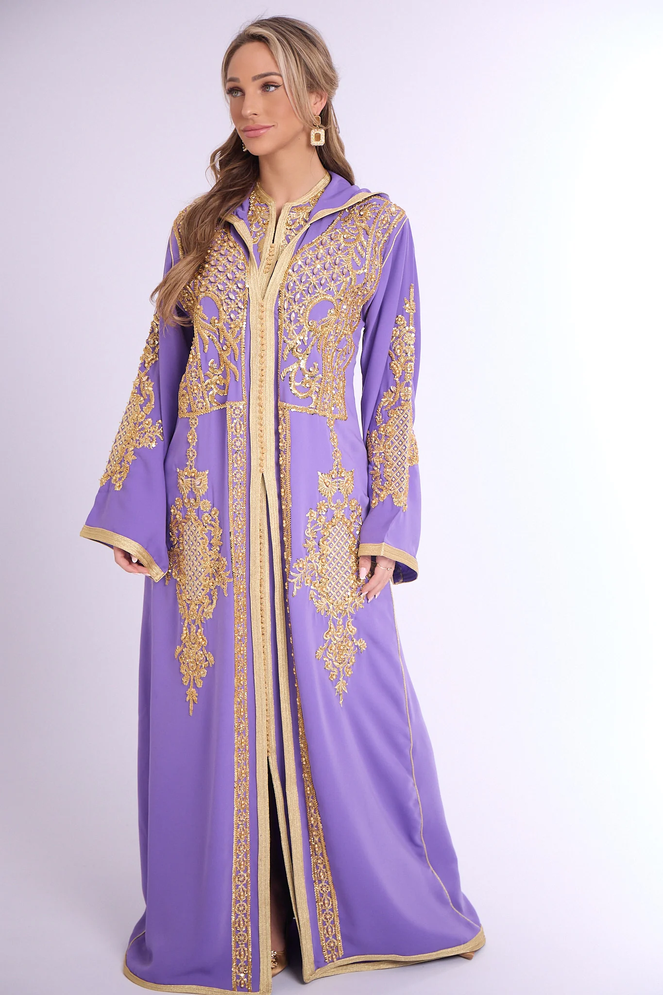 Exclusive Jalaba Soha Lilac - Image 6