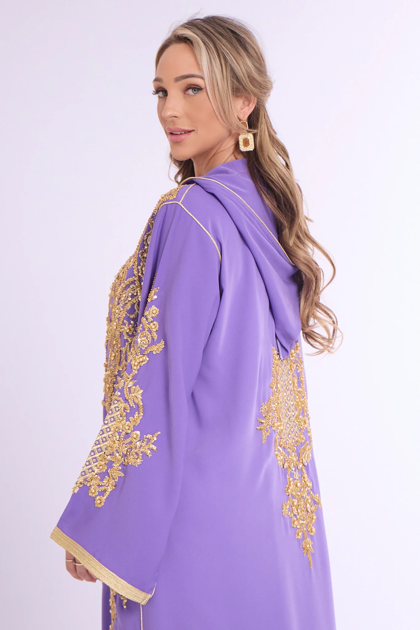 Exclusive Jalaba Soha Lilac - Image 8