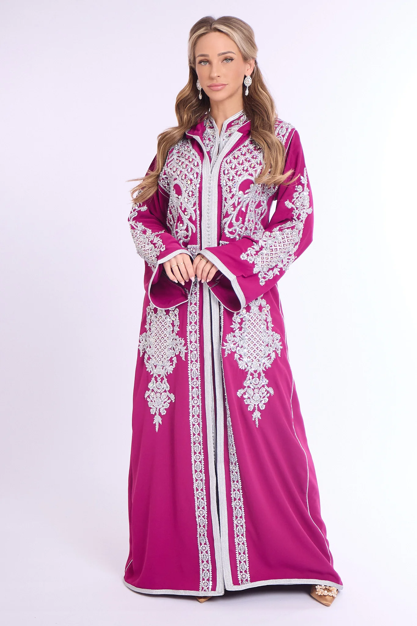 Exclusive Jalaba Soha Magenta - Image 3
